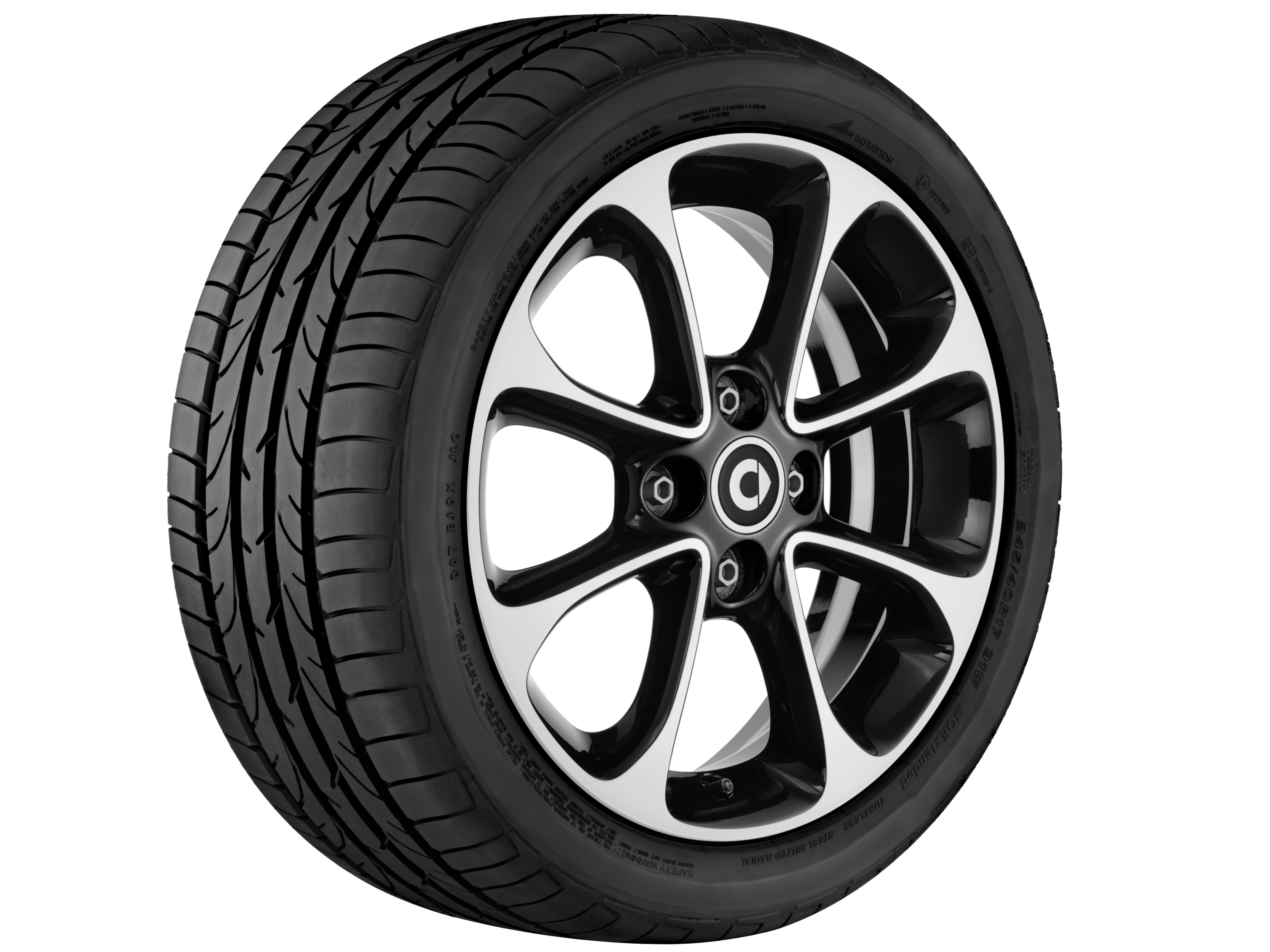 Mercedes-Benz - 8-Speichen-Leichtmetallrad, 38,1 cm (15 Zoll) 8-Speichen-Leichtmetallrad, 38,1 cm (15 Zoll)