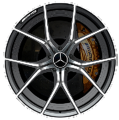 Mercedes-Benz - AMG Schmiederad Kreuzspeichen-Design, 21 Zoll, 11,5 J x 21 ET 30, tantalgrau