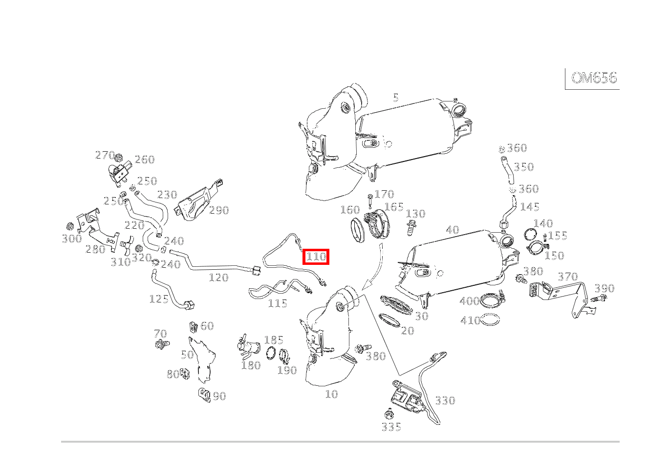 Sensor, Abgastemperatur 12 V Vor Katalysator GEBE 9 8070 1