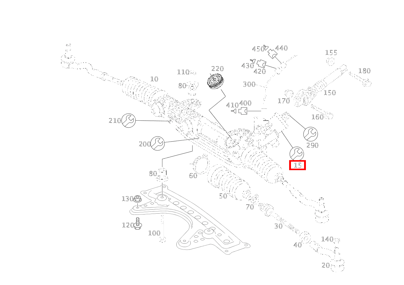 REP.SATZ VENTIL Reparatursatz CLS 55 AMG 219