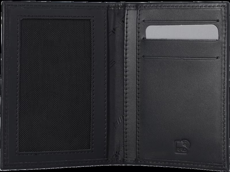AMG Fahrzeugscheinmäppchen schwarz, Rindleder | B66959657