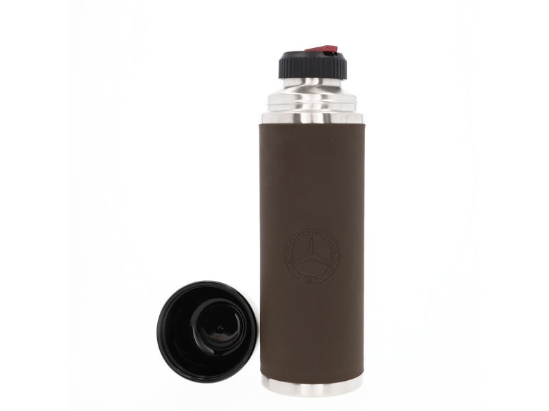 Isolierflasche, 1,0 l braun, Edelstahl/Silikon/Kunststoff Isolierflasche, 1,0 l braun, Edelstahl/Silikon/Kunststoff