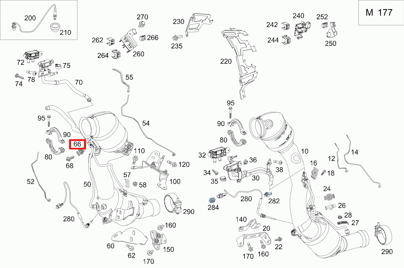 Befestigungsbügel Mercedes-AMG E 63 S 4MATIC+ T-Modell 213