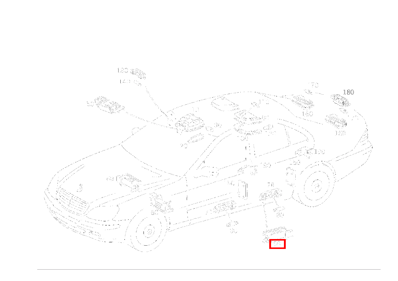 Innenleuchte HINTEN S 350 L 4-MATIC 220
