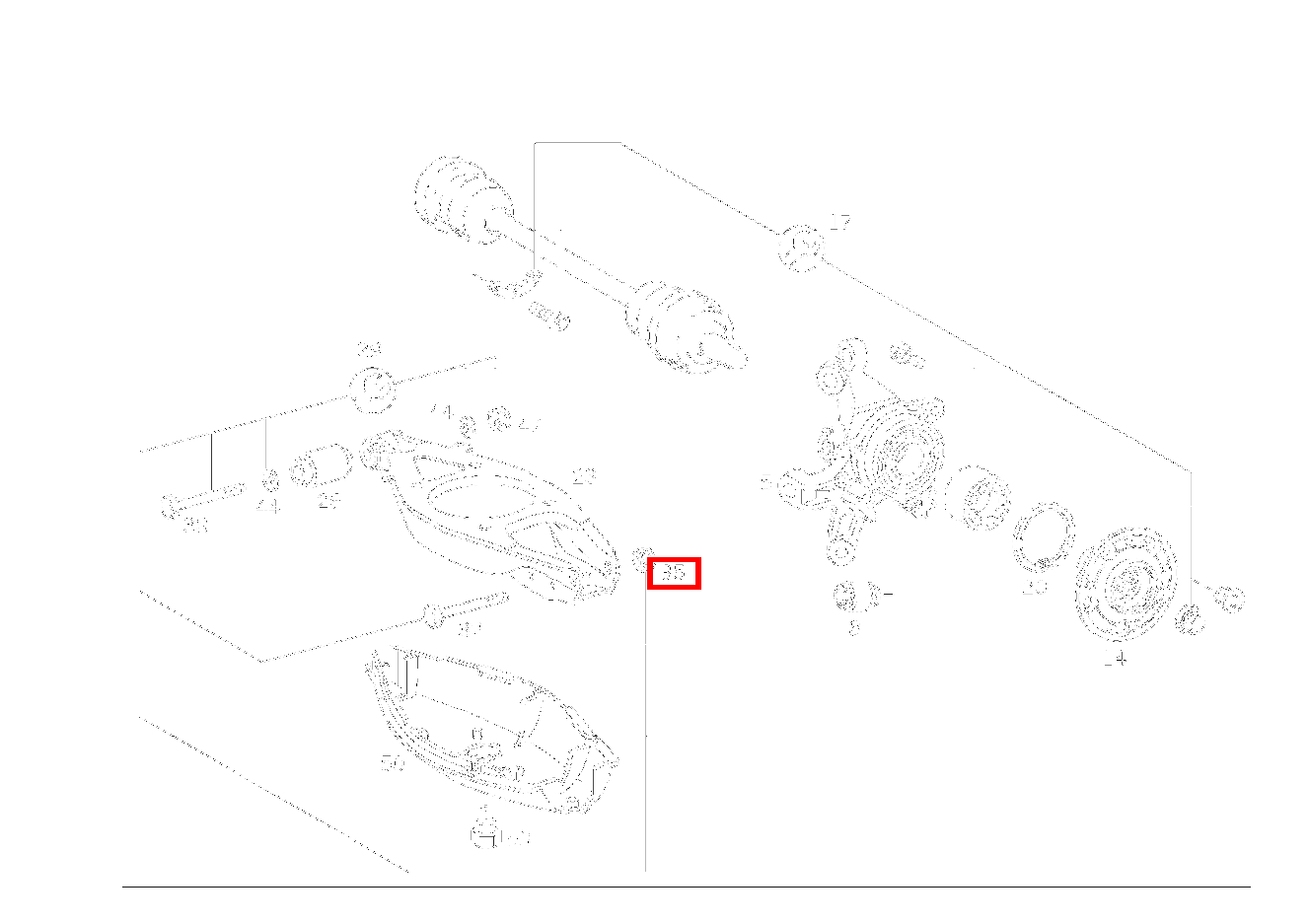 Sechskantmutter FEDERLENKER AN RADTRAEGER; M14X1.5 SLK230 170