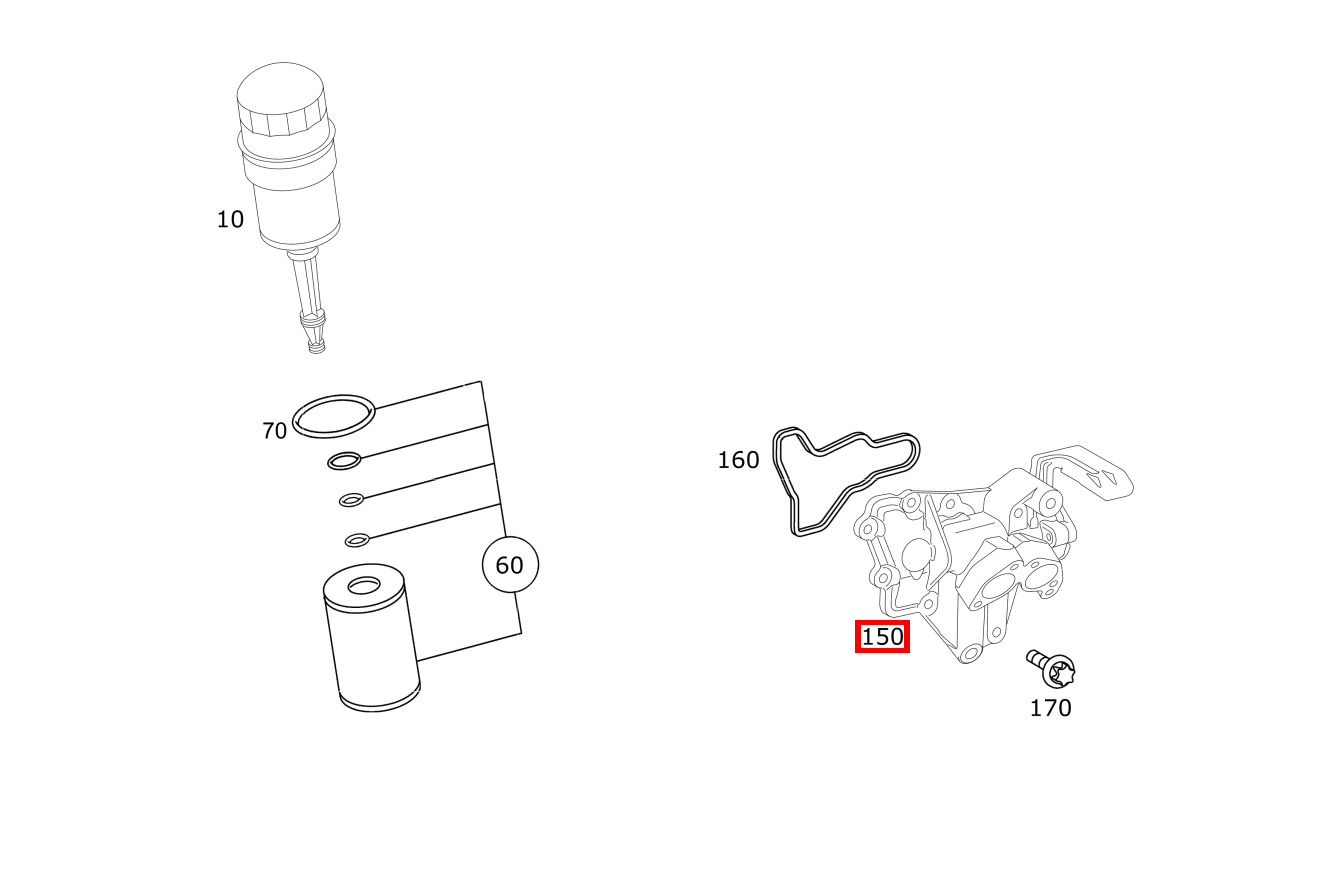 Gehäuse An Zylinderkurbelgehäuse vorn SL 65 AMG Roadster BCA 230 Gehäuse An Zylinderkurbelgehäuse vorn SL 65 AMG Roadster BCA 230