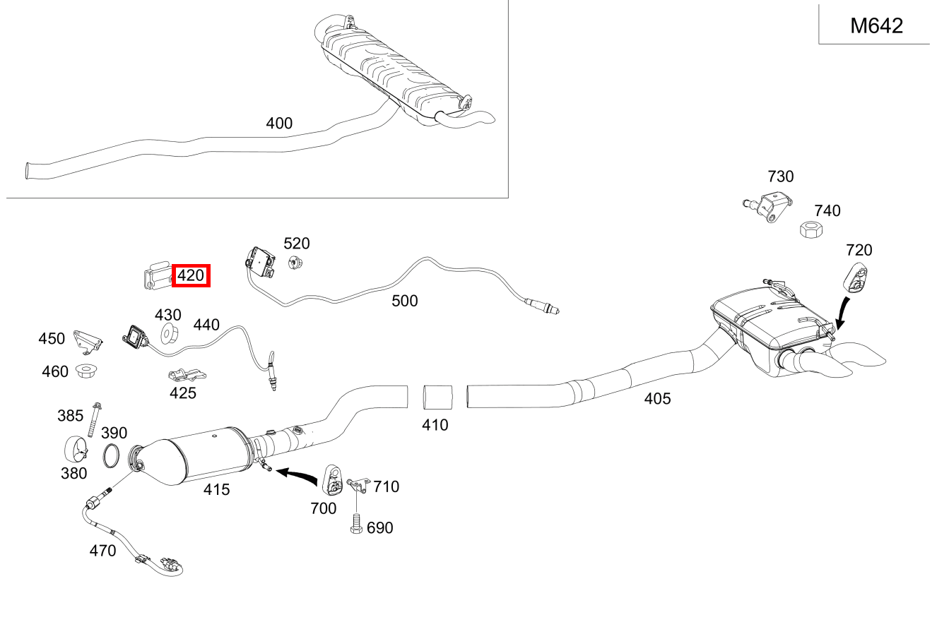 Schelle BEFESTIGUNG SENSORLEITUNG; 18.0X18.5 MM EQC 400 4MATIC 293