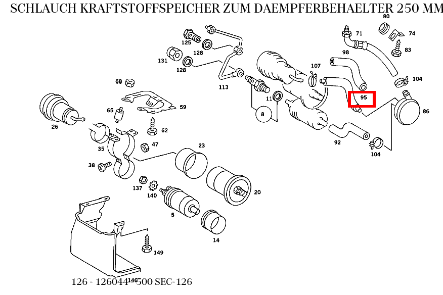Schlauch REGENERIERLEITUNG ZUM VENTIL 180 MM , , und weitere kaufen