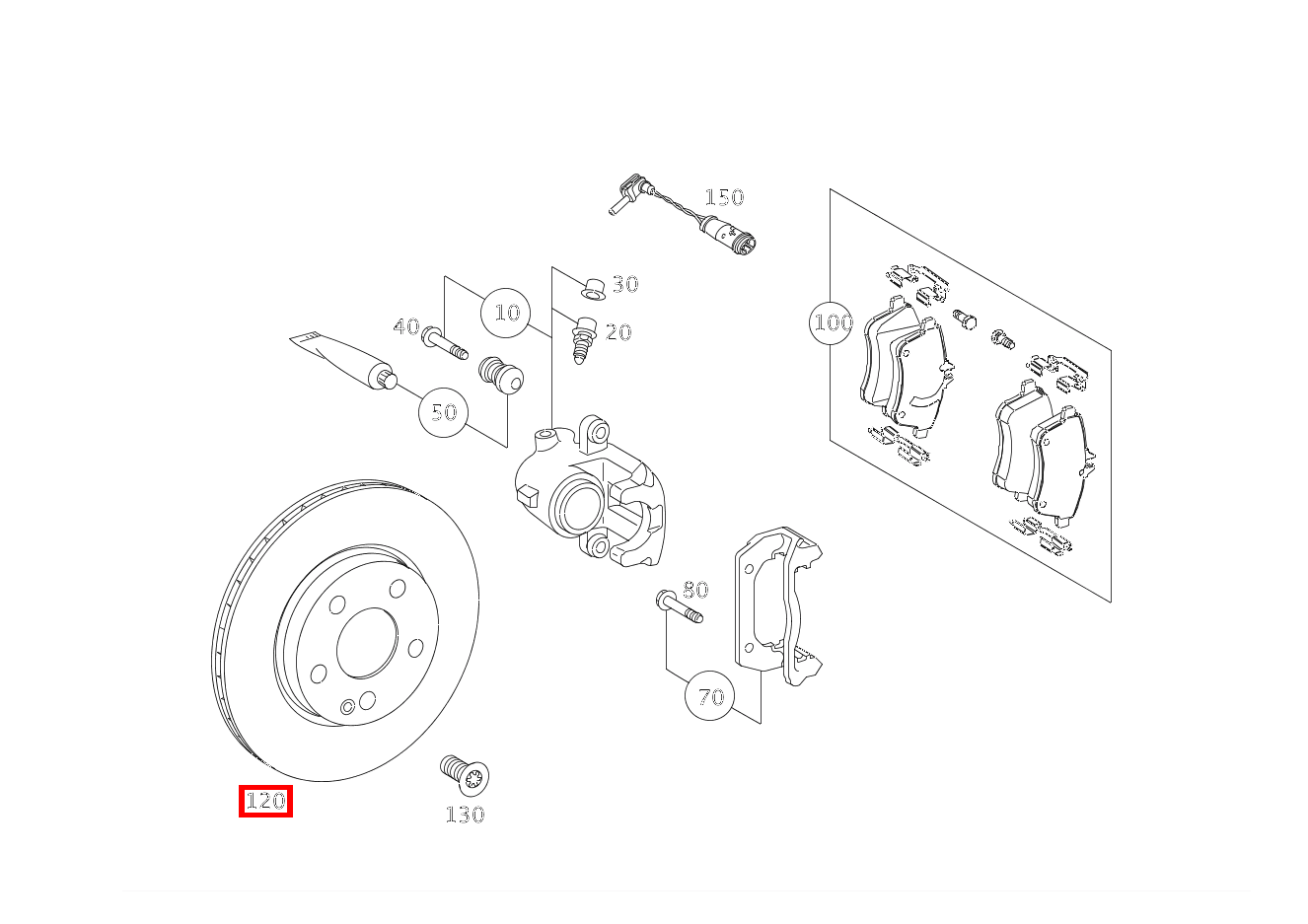 Bremsscheibe belüftet Rechts B 200 CDI TOURER 245 Bremsscheibe belüftet Rechts B 200 CDI TOURER 245