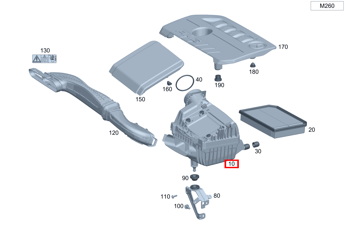Dämpferfilter für A 177, GLB 247, CLA 118-Klasse kaufen 