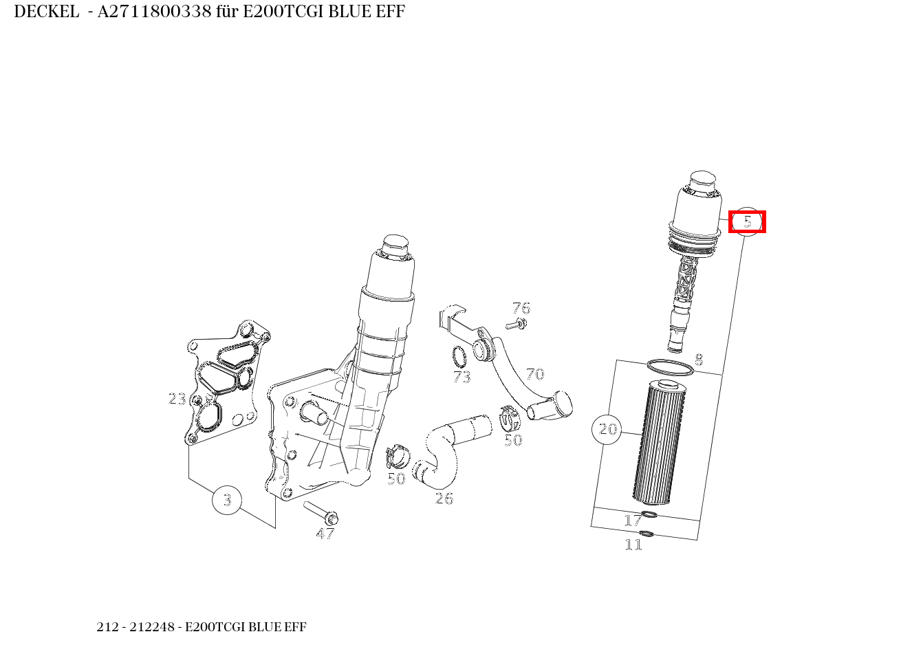 Deckel E200TCGI BLUE EFF 212