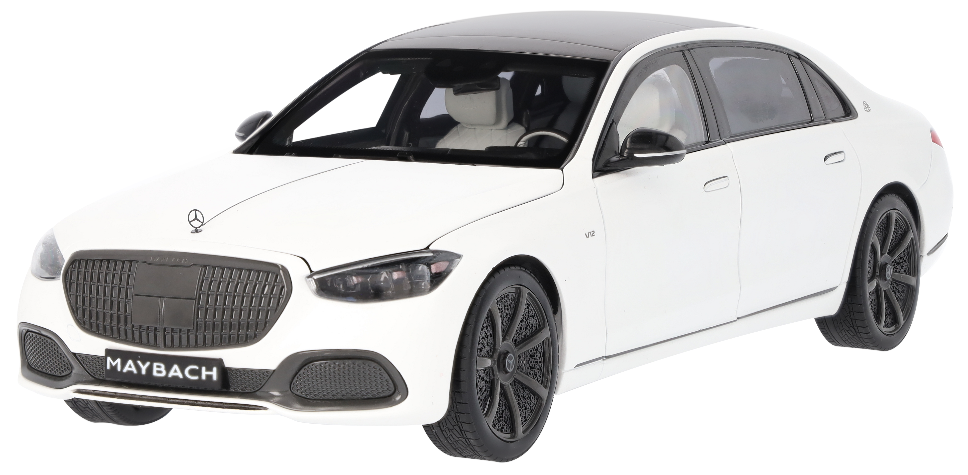 Mercedes-Benz - Mercedes-Maybach S 680 4MATIC, Night Series, X223 MANUFAKTUR opalithweiß magno, 1:18