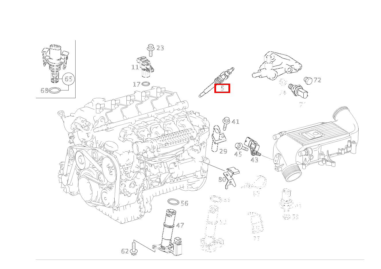 STABGLUEHKERZE 416 4X2 3550 460 STABGLUEHKERZE 416 4X2 3550 460