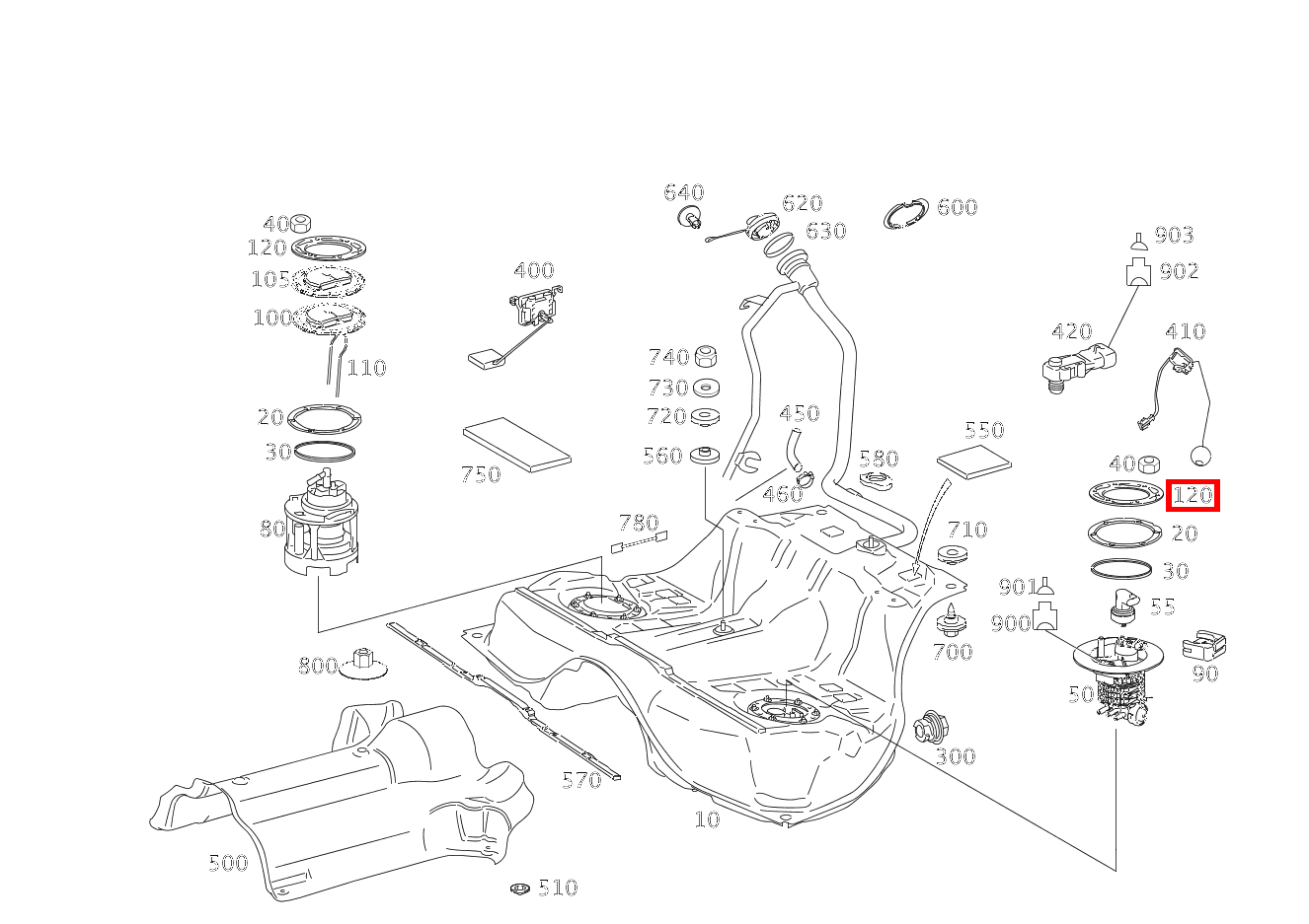VERSCHLUSSRING VERSCHLUSSDECKEL S 550 Limousine lang BCA 221 VERSCHLUSSRING VERSCHLUSSDECKEL S 550 Limousine lang BCA 221