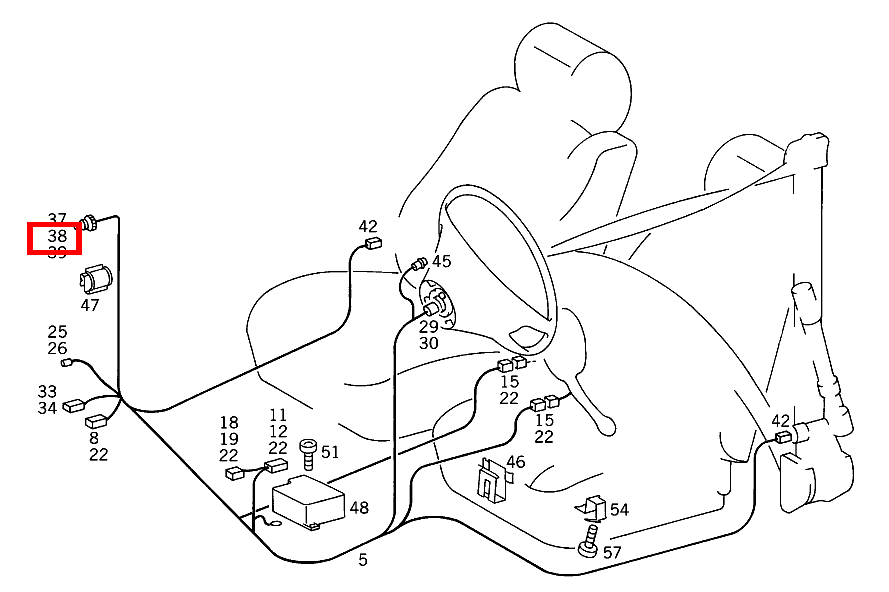 GEHAEUSEOBERTEIL TO 011 545 10 28 B 180 247 GEHAEUSEOBERTEIL TO 011 545 10 28 B 180 247