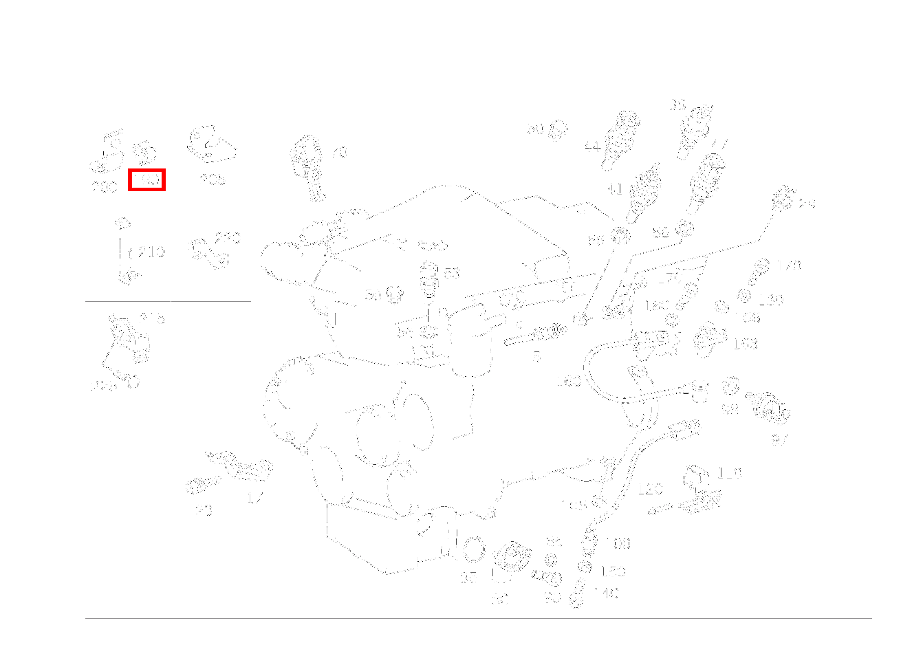 KABELBANDHALTER DREHZAHLGEBER; 6.5X12.8 MM C 250 Turbodiesel T-Modell 202 KABELBANDHALTER DREHZAHLGEBER; 6.5X12.8 MM C 250 Turbodiesel T-Modell 202