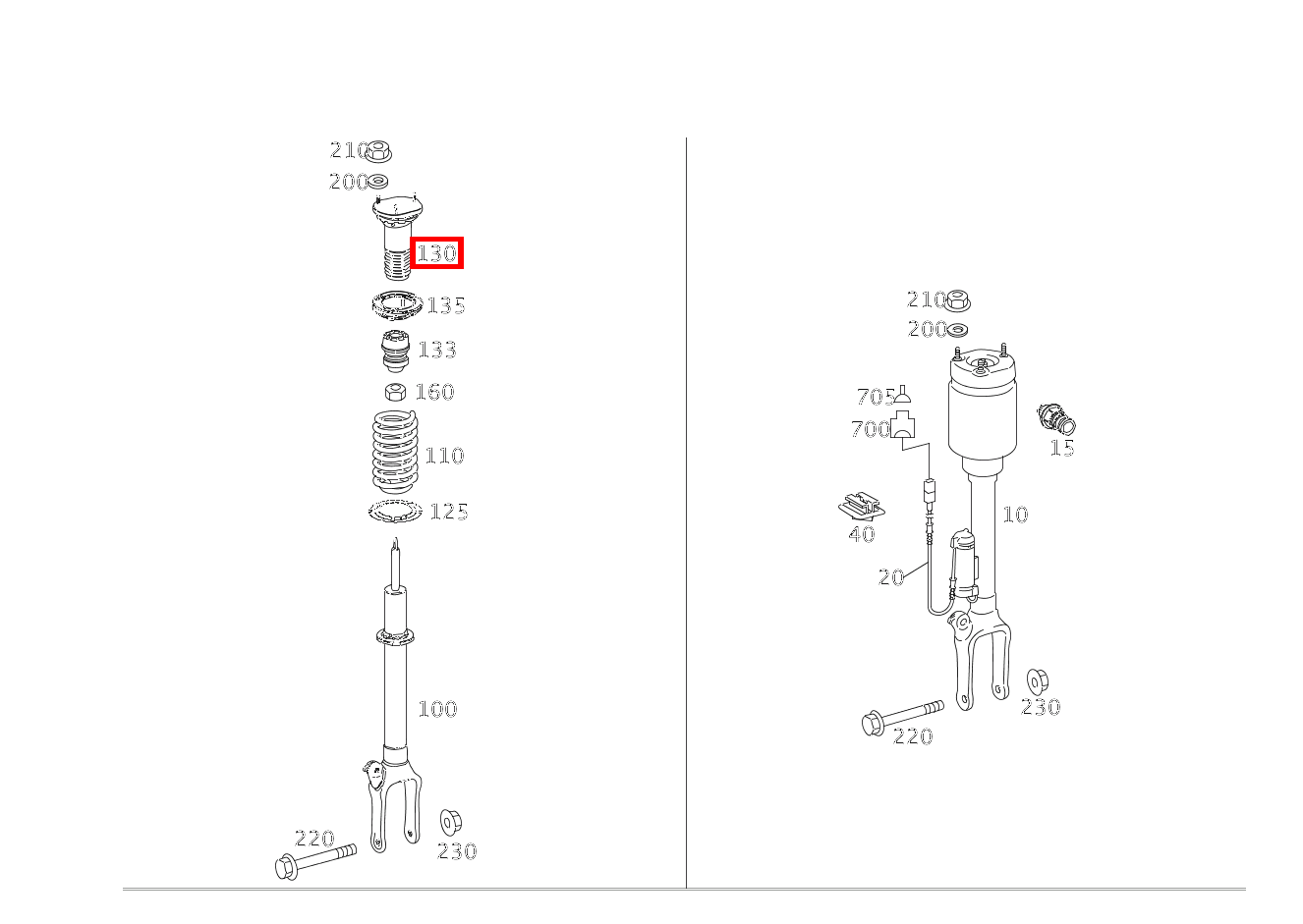 Federteller TEILESATZ ML 350 4M BCA 164
