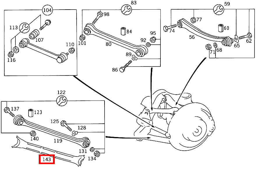 Schutzblech SCHUBSTREBE 300TDT/E300DTDT 4M 124 Schutzblech SCHUBSTREBE 300TDT/E300DTDT 4M 124