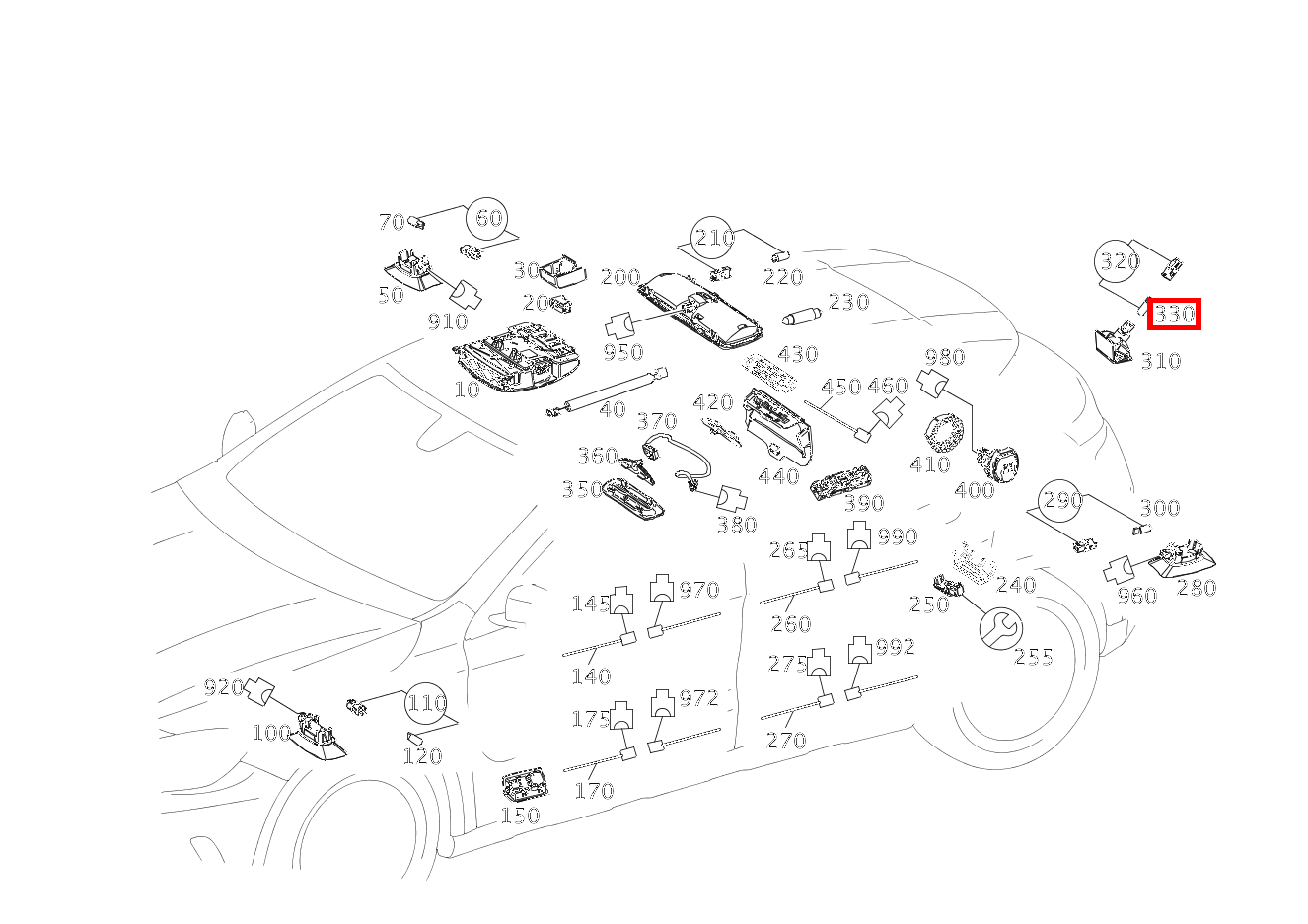Glühlampe An Rückwandtür; 12V-5W Mercedes-AMG GLA 45 4MATIC Sport Utility Vehicle 156 Glühlampe An Rückwandtür; 12V-5W Mercedes-AMG GLA 45 4MATIC Sport Utility Vehicle 156