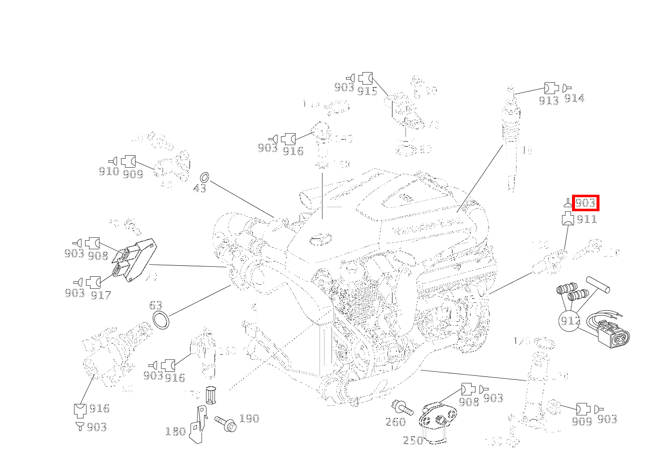 Adapter 5-PIN E 400 CDI Limousine 211