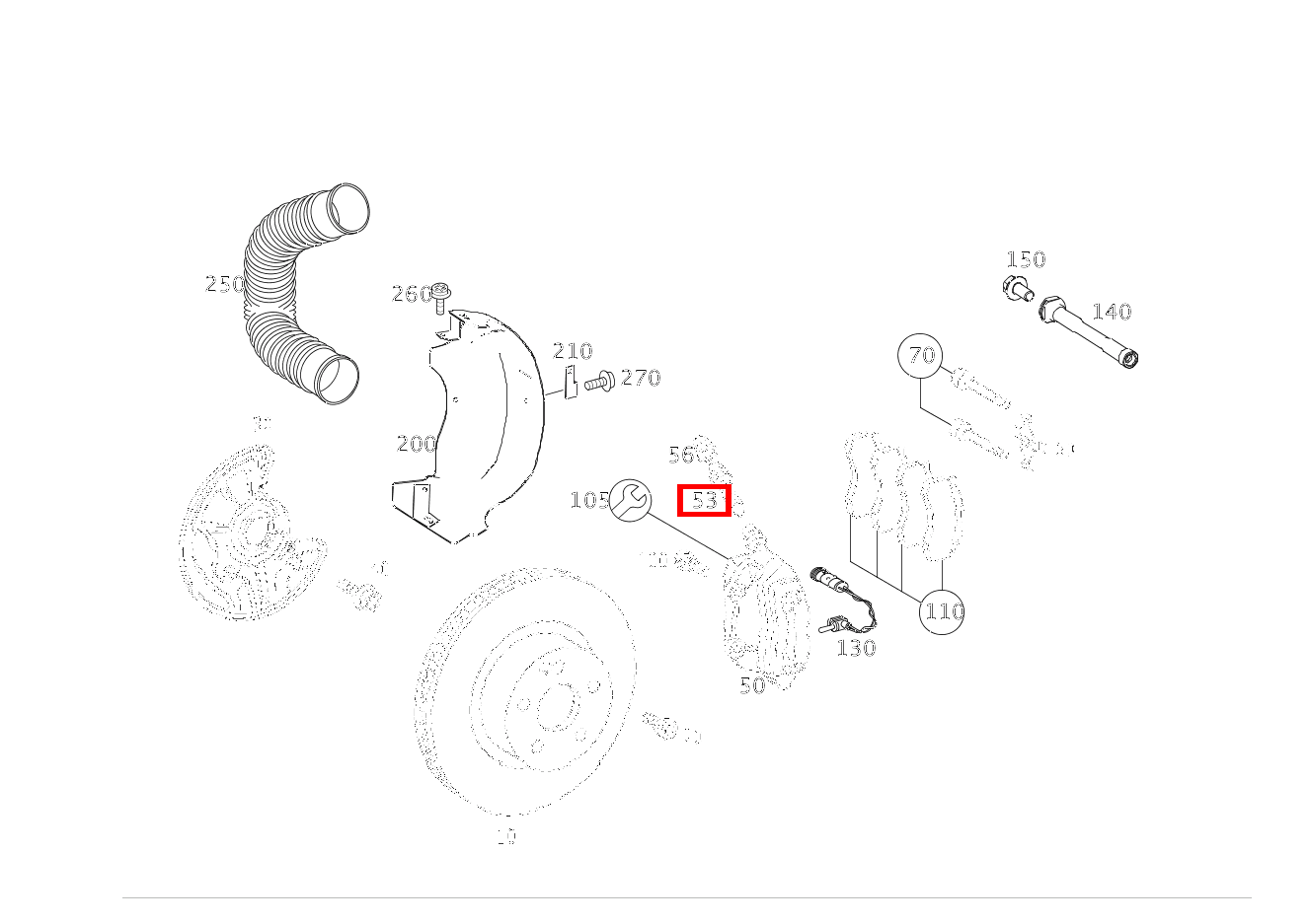 Entlüftungsventil LINKS UND RECHTS SL 550 Roadster 230