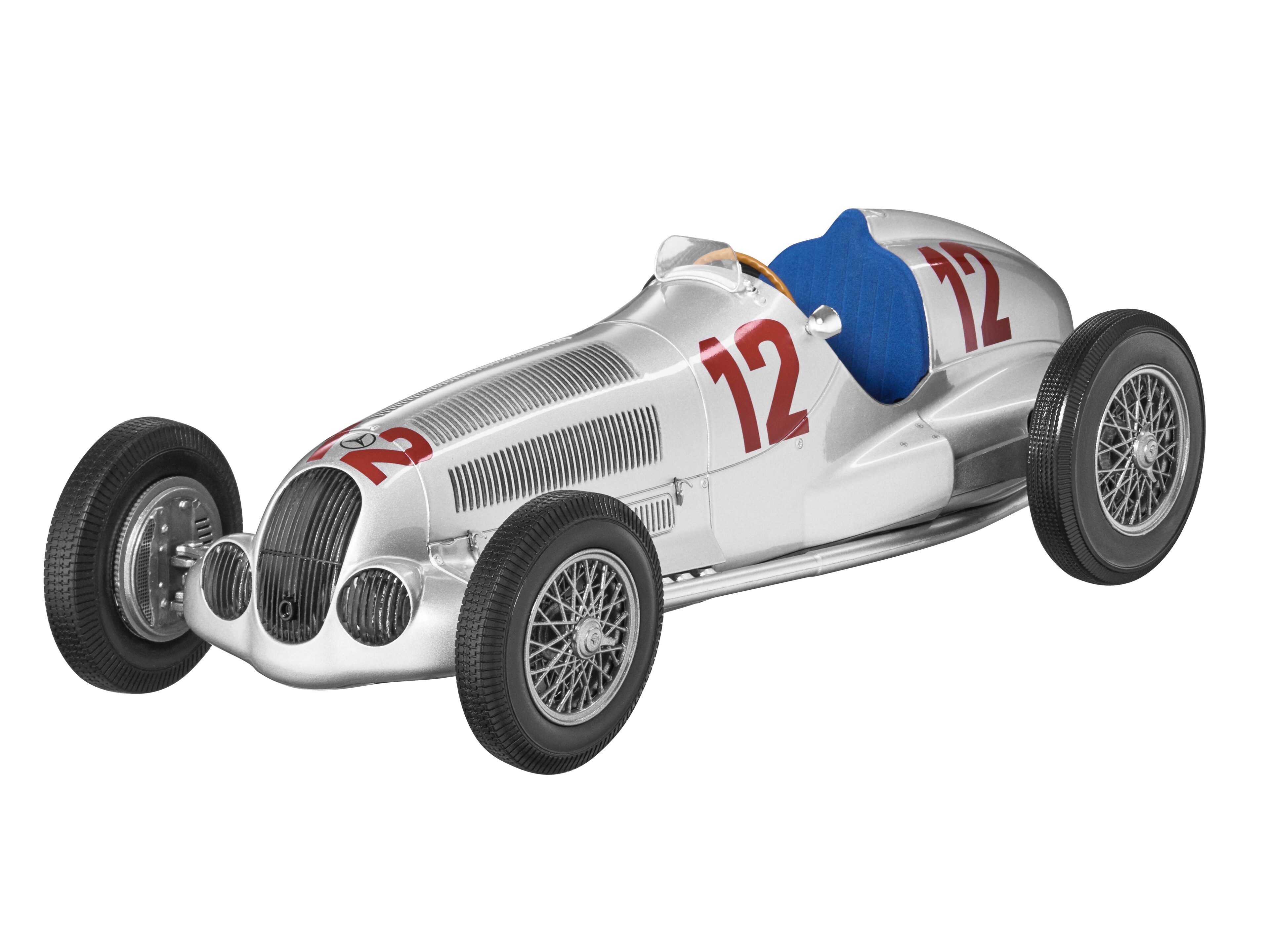W 125 - R. Caracciola Sieger Großer Preis von Deutschland (1937) silberfarben, Minichamps, 1:18