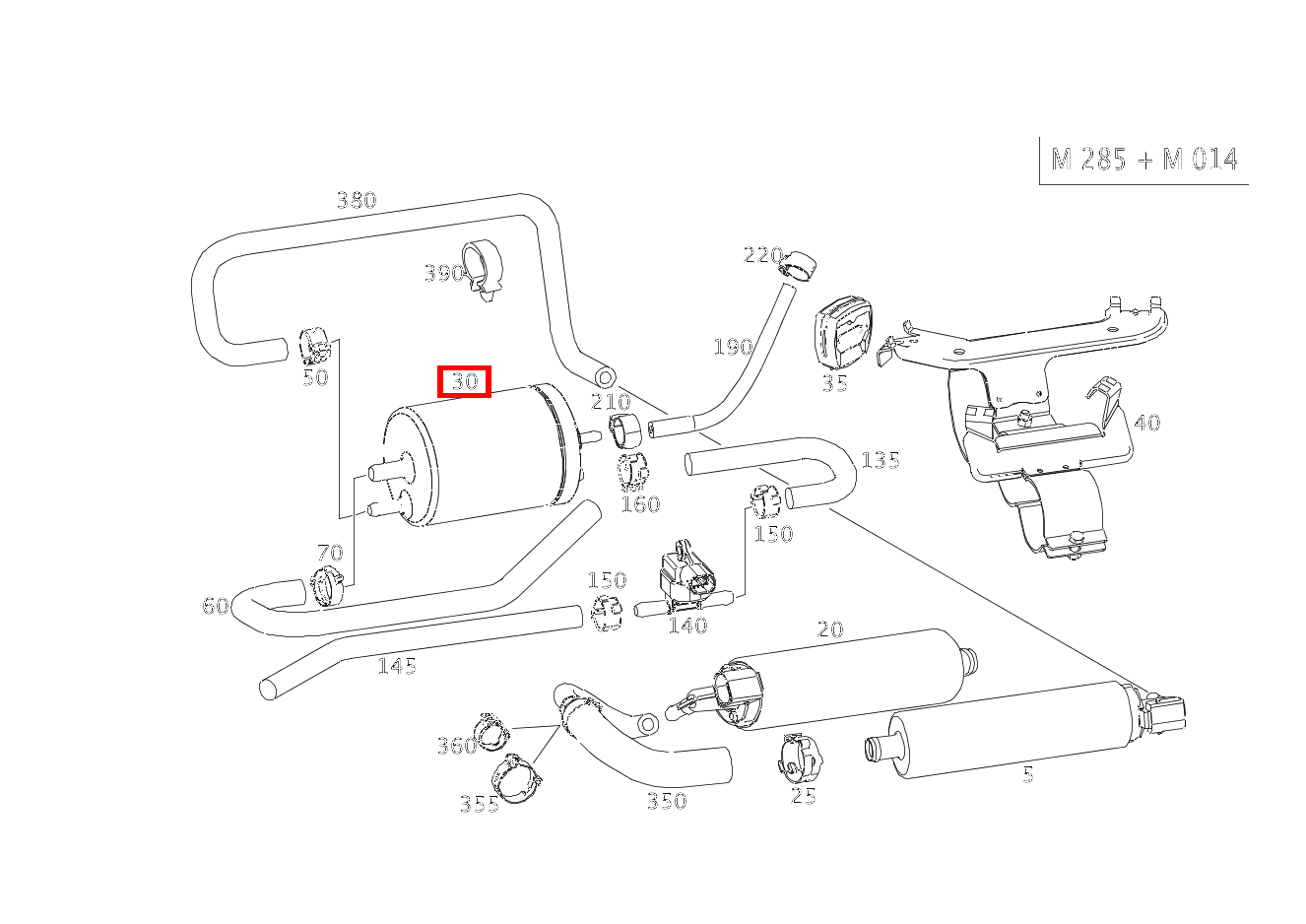 Kraftstofffilter Maybach 62 S (langer Radstand) 240 Kraftstofffilter Maybach 62 S (langer Radstand) 240