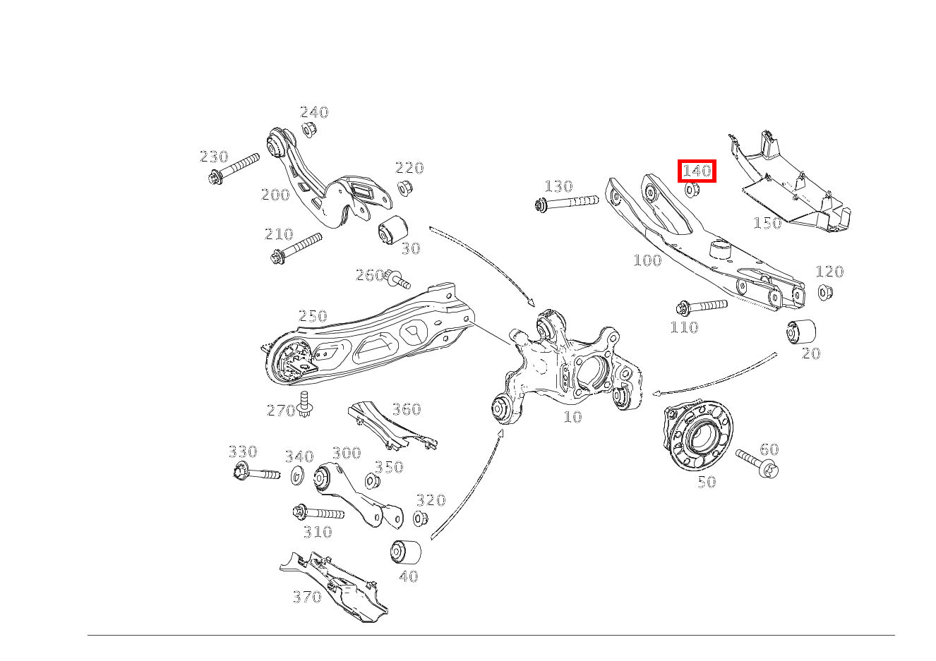 Mutter Federlenker an Hinterachsträger rechts; M12X1.5 CLA 250 4MATIC Coupé 117 Mutter Federlenker an Hinterachsträger rechts; M12X1.5 CLA 250 4MATIC Coupé 117