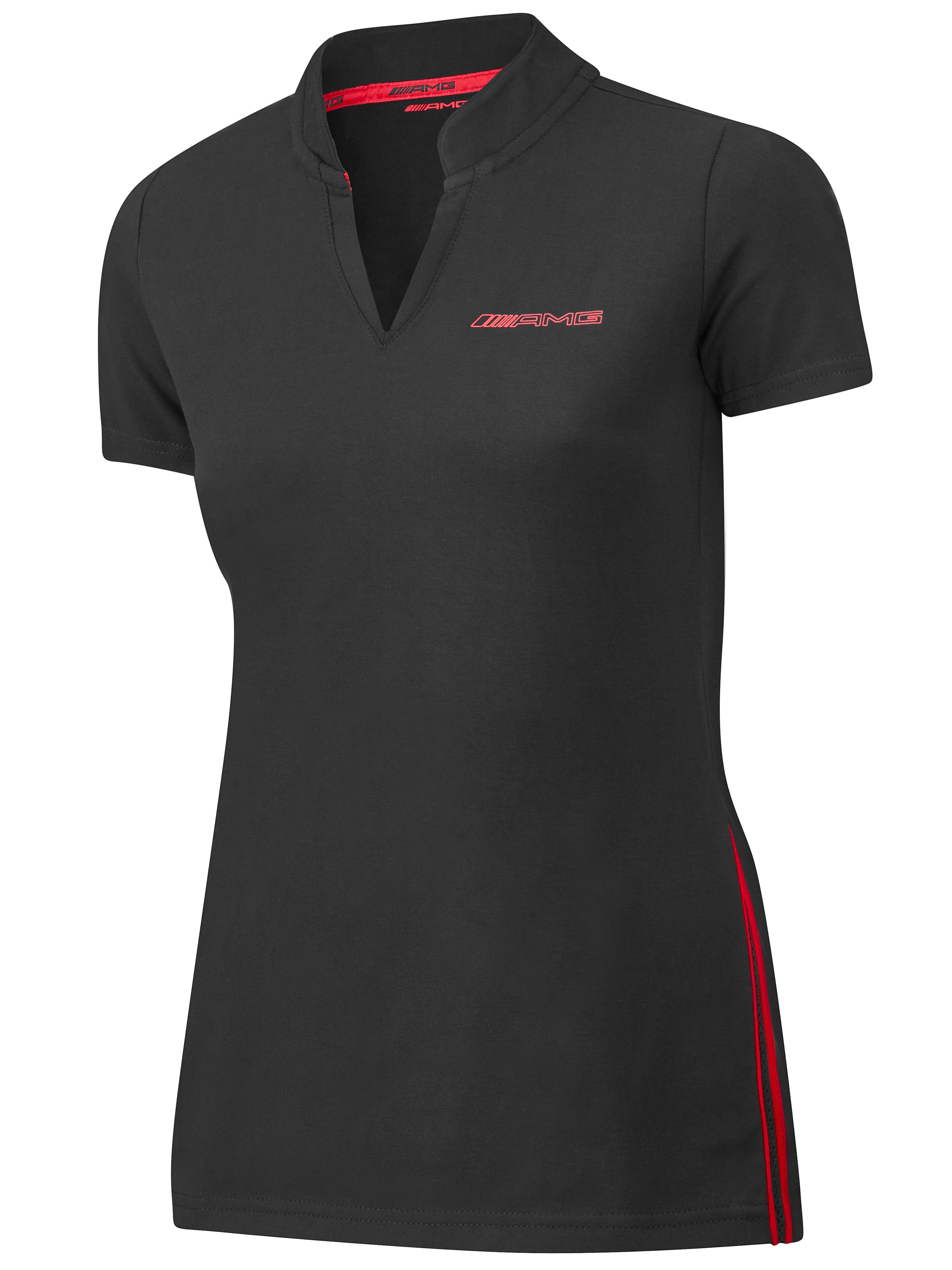 Mercedes-Benz -  AMG Poloshirt Damen, schwarz/rot