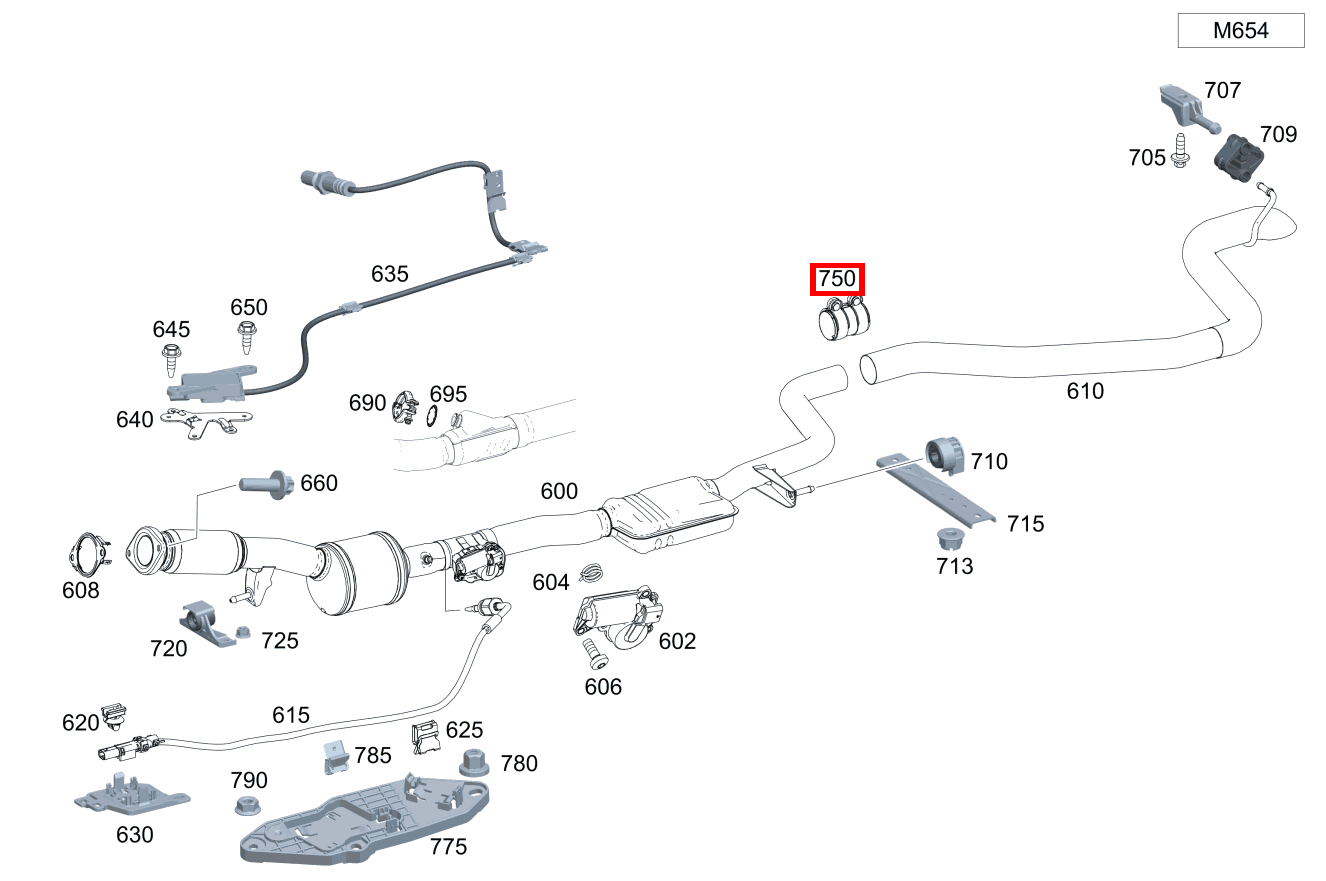 Rohrschelle Abgasanlage Auspuffrohr vorn an Auspuffrohr hinten; Ø 55 MM B 200 d 247 Rohrschelle Abgasanlage Auspuffrohr vorn an Auspuffrohr hinten; Ø 55 MM B 200 d 247