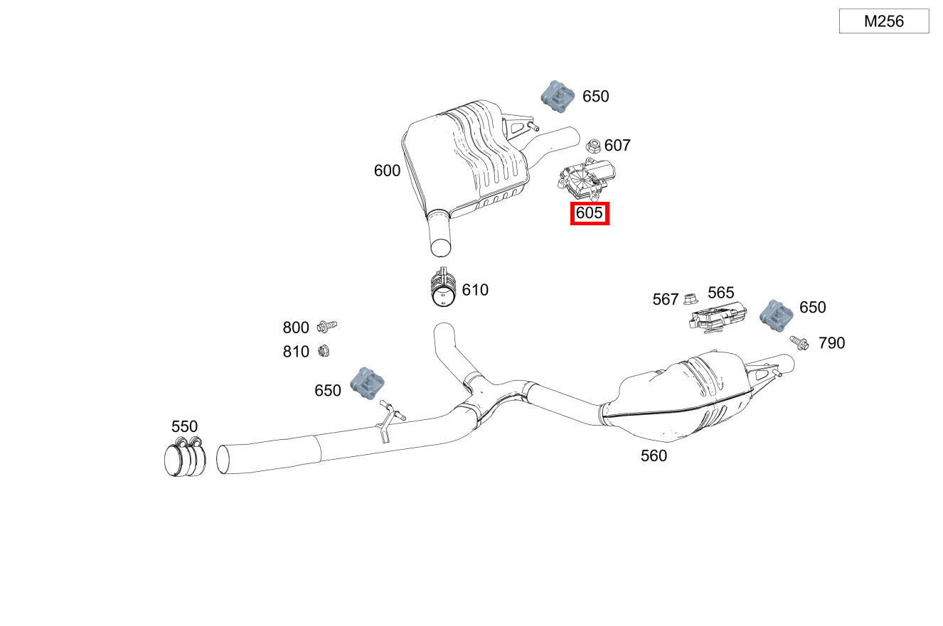Aktuator ABGASLEITUNG HINTEN RECHTS Mercedes-AMG CLS 53 4MATIC+ 257 Aktuator ABGASLEITUNG HINTEN RECHTS Mercedes-AMG CLS 53 4MATIC+ 257