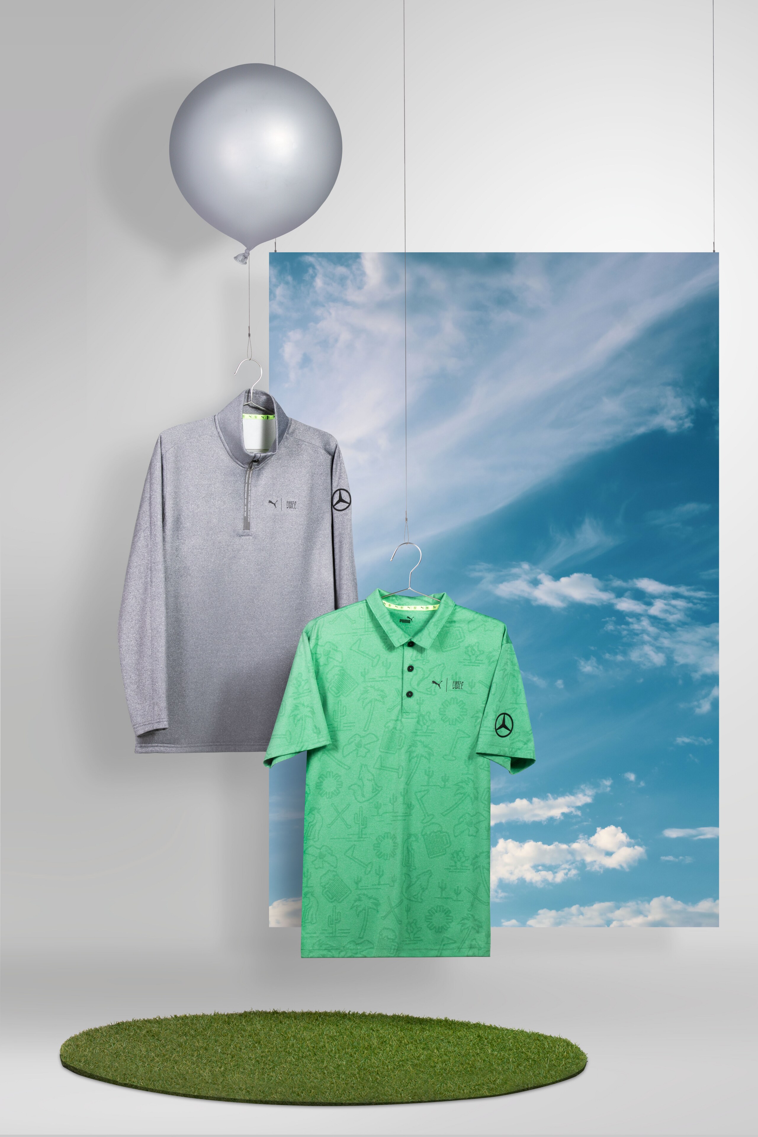 Mercedes-Benz - Men's golf sweater & Men's golf polo shirt Men's golf sweater & Men's golf polo shirt