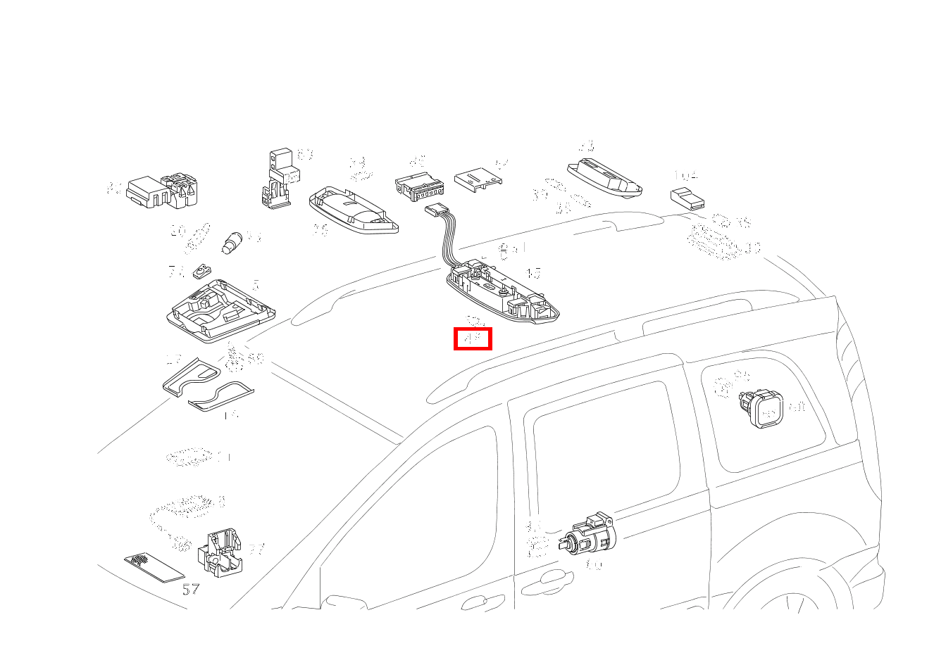 Glühlampe 12V-6W Vaneo 1.6 TREND 414