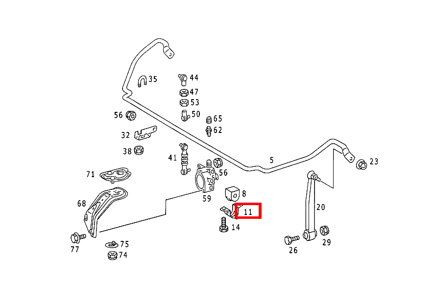 Bügel DREHSTAB AN RAHMEN B 180 247