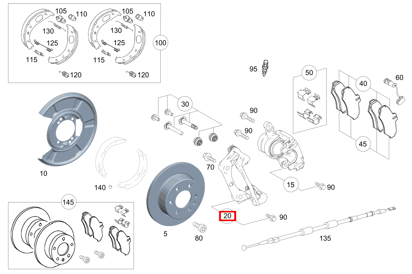 TEILESATZ BREMSTRAEGER BREMSSATTEL LINKS BOSCH 906 TEILESATZ BREMSTRAEGER BREMSSATTEL LINKS BOSCH 906