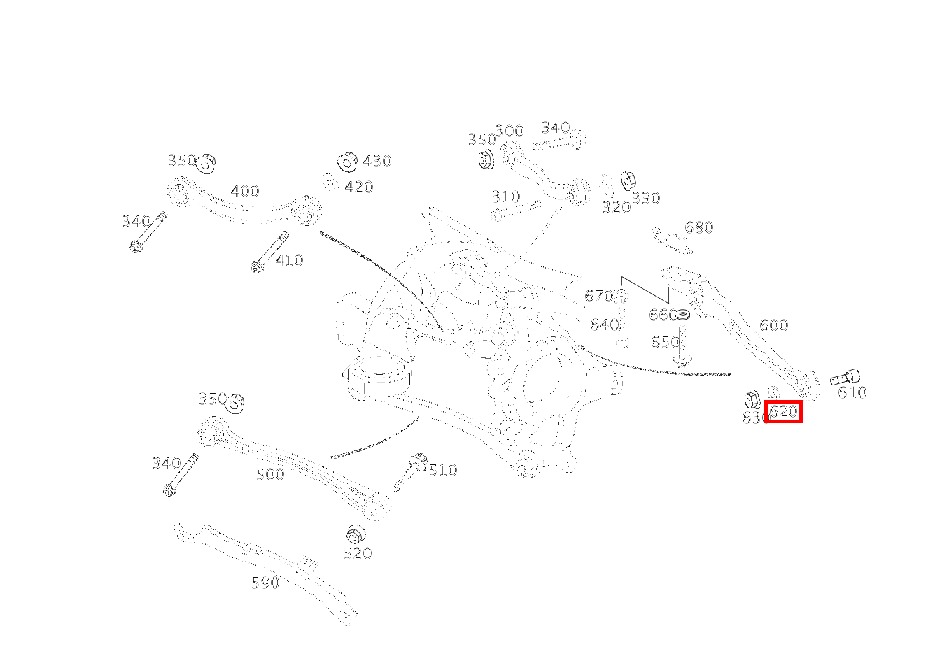 Scheibe SPURSTANGE AN RADTRAEGER RECHTS E 280 CDI T-Modell 213