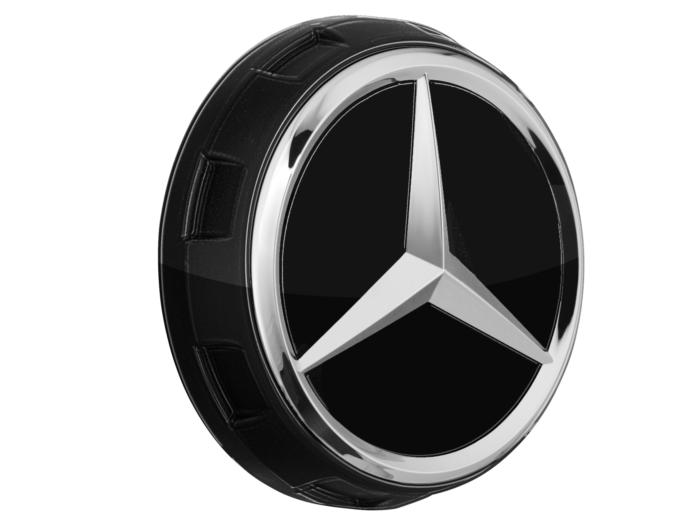 AMG Radnabenabdeckung, im Zentralverschlussdesign schwarz