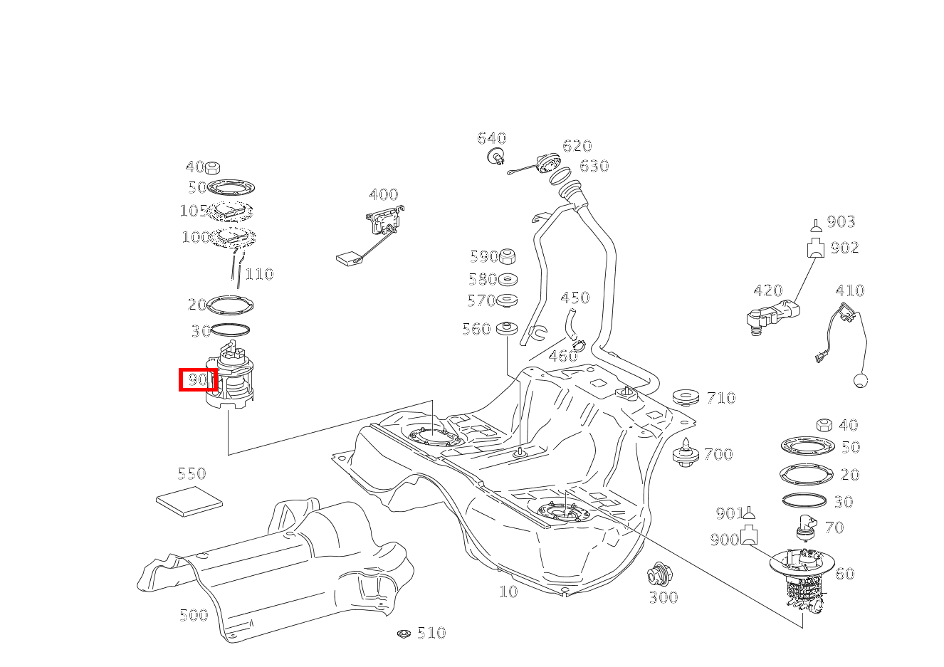 Kraftstoffpumpe KRAFTSTOFFTANK S500 4M L LL 221 Kraftstoffpumpe KRAFTSTOFFTANK S500 4M L LL 221