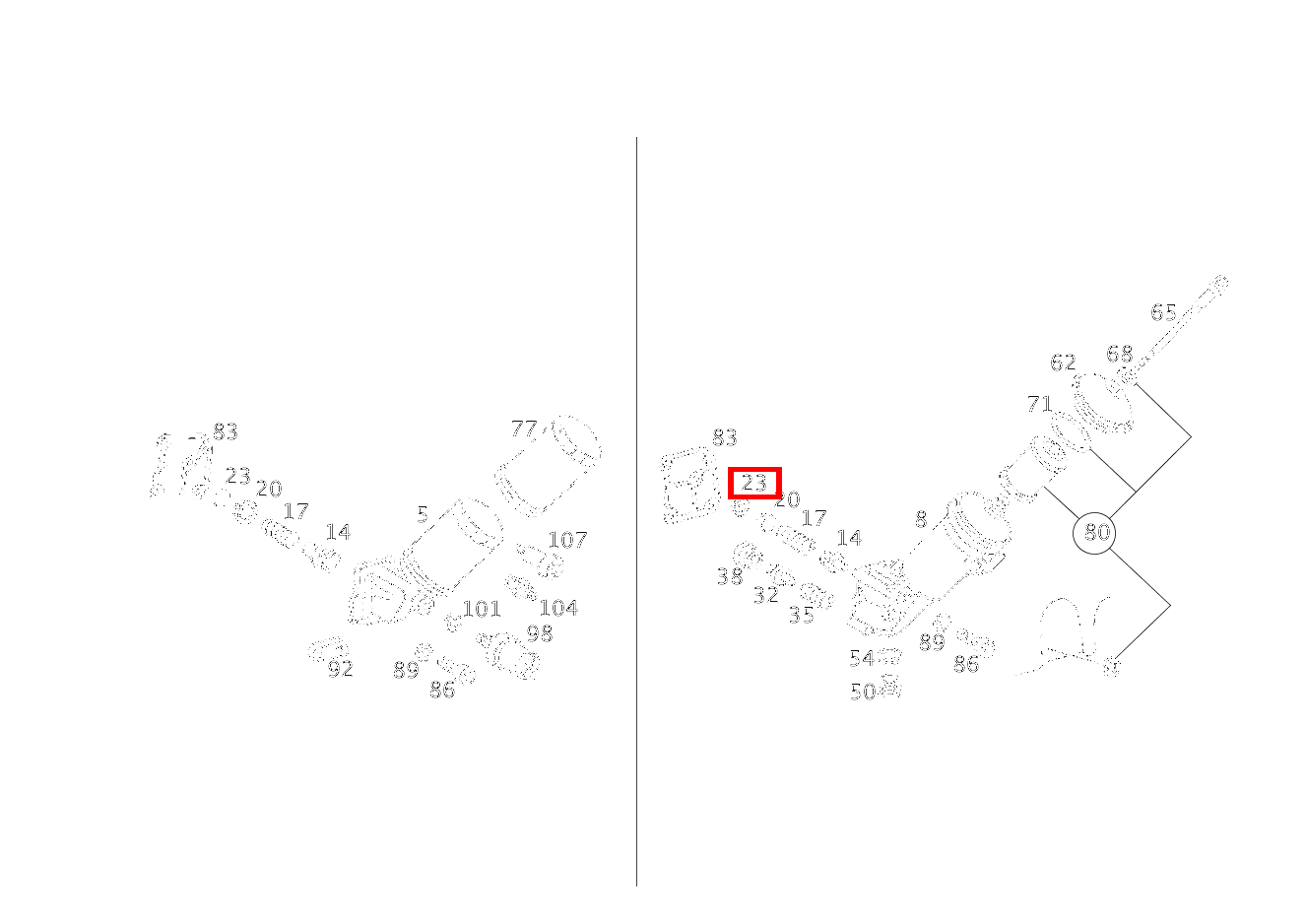 Sprengring UMGEHUNGSVENTIL B 180 247 Sprengring UMGEHUNGSVENTIL B 180 247