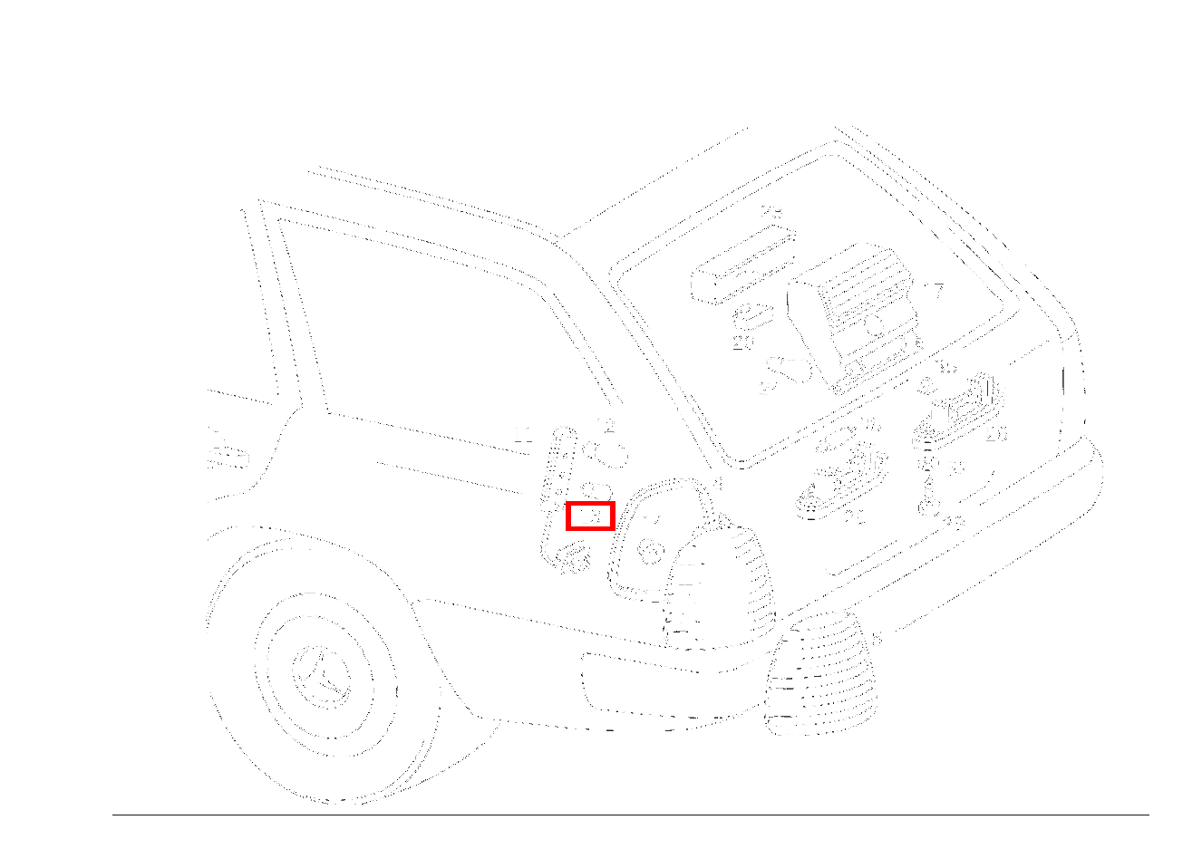 Glühlampe SCHLUSSLICHT R10W - 12V 300TDT/E300DTDT 4M 124