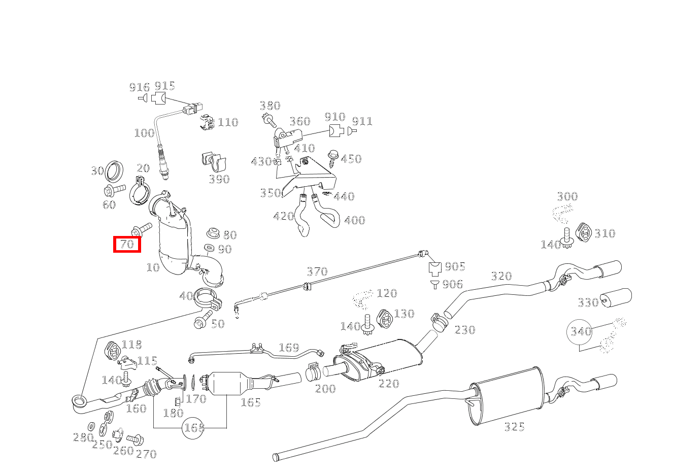 Sechsrundschraube AUSPUFFROHR AN GETRIEBE; M8X40 B 200 CDI TOURER 245 Sechsrundschraube AUSPUFFROHR AN GETRIEBE; M8X40 B 200 CDI TOURER 245