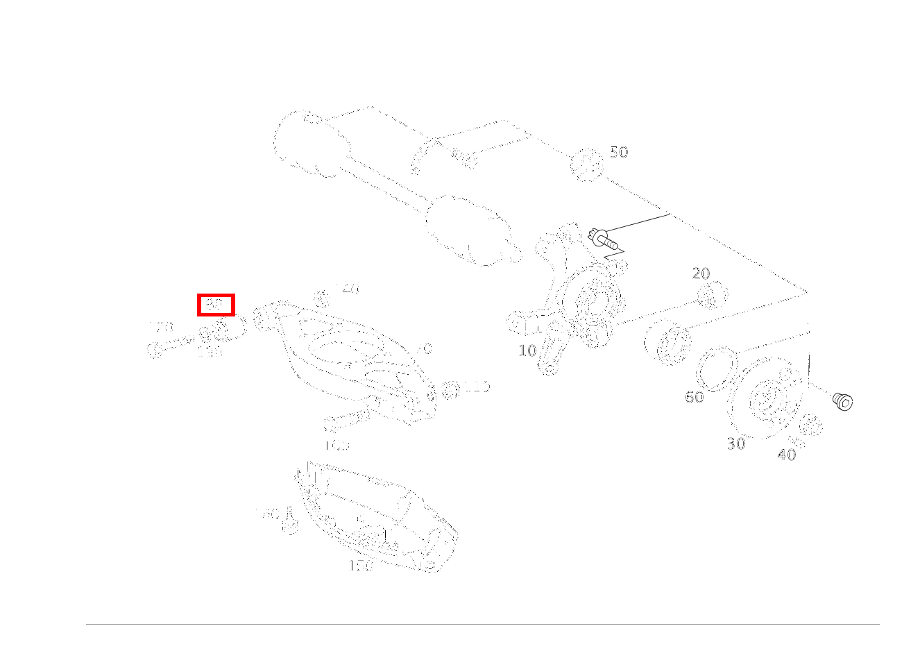 Gummilager SL 600 Roadster mit Automatik 129