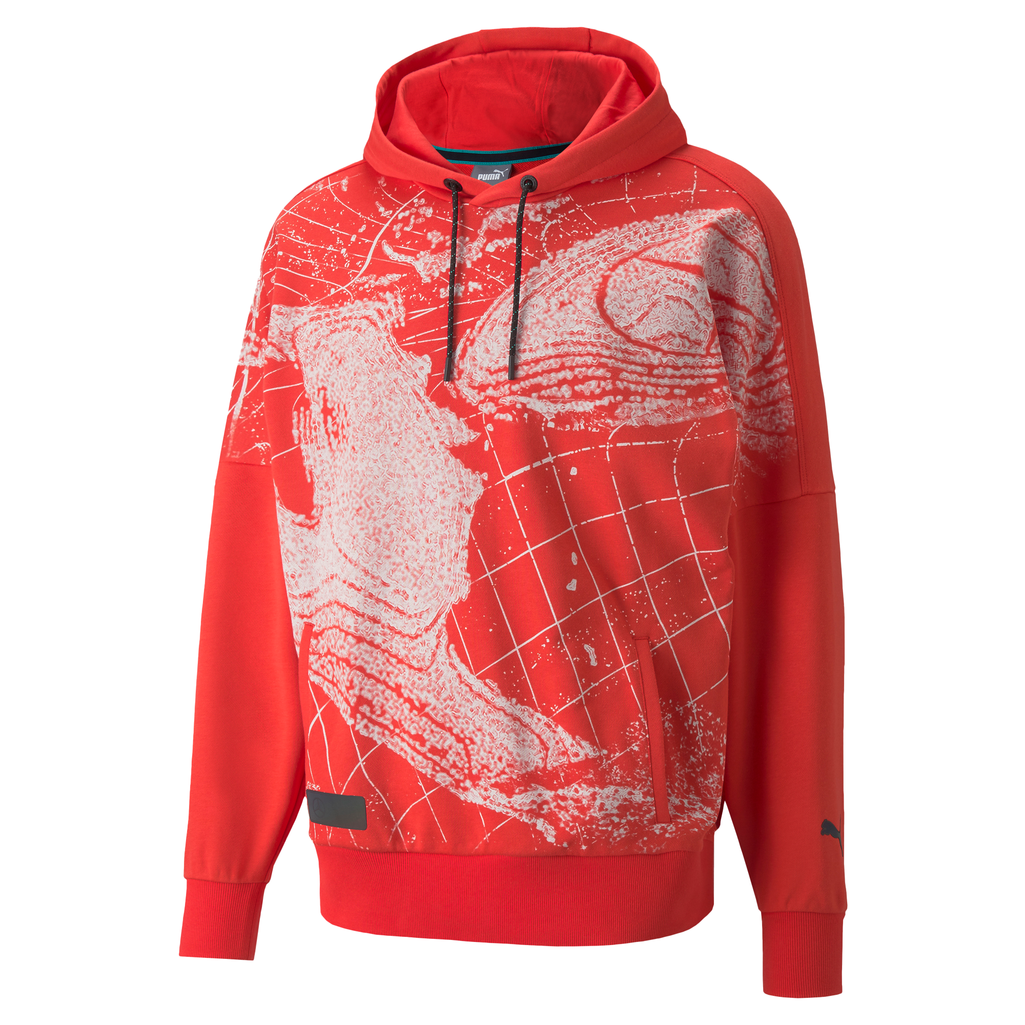 Sweathoody Herren, rot