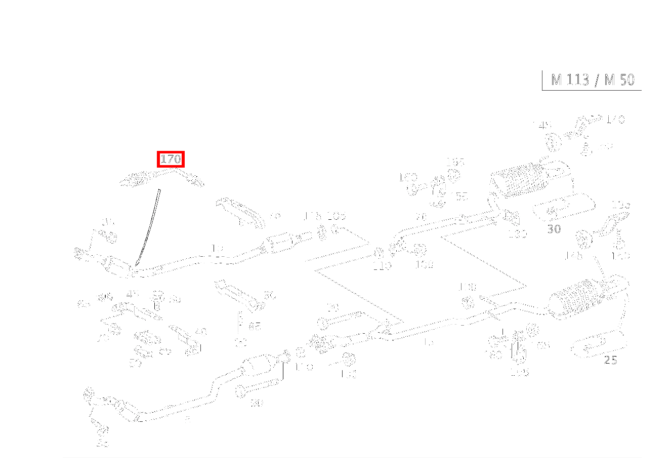 Lambdasonde REGELSONDE VOR KATALYSATOR LINKS UND RECHTS CL 55 AMG F1 215