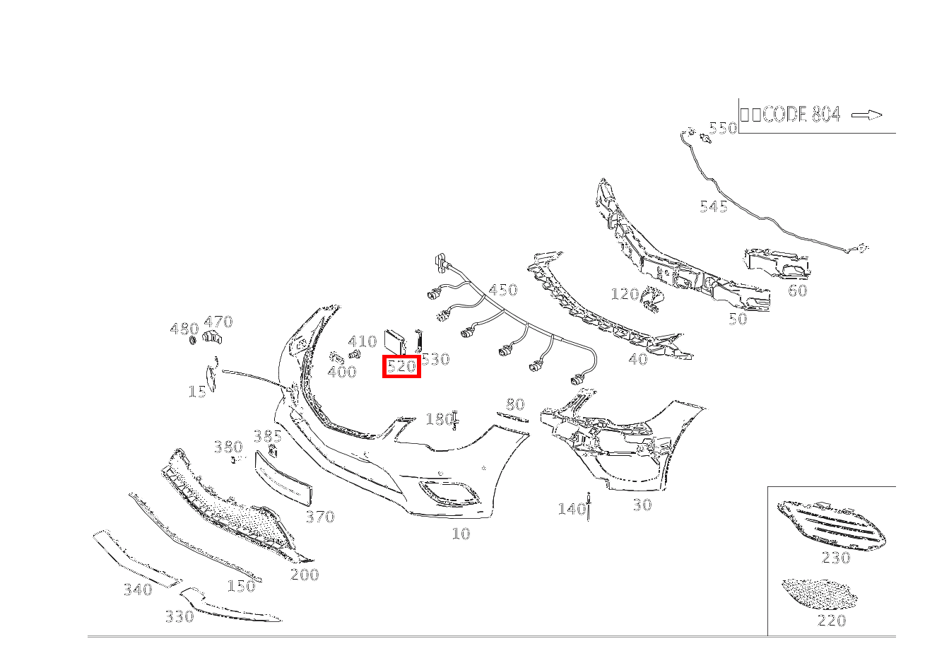 Radarsensor KOLLISIONSWARNER E200CGI BE CA 207 Radarsensor KOLLISIONSWARNER E200CGI BE CA 207