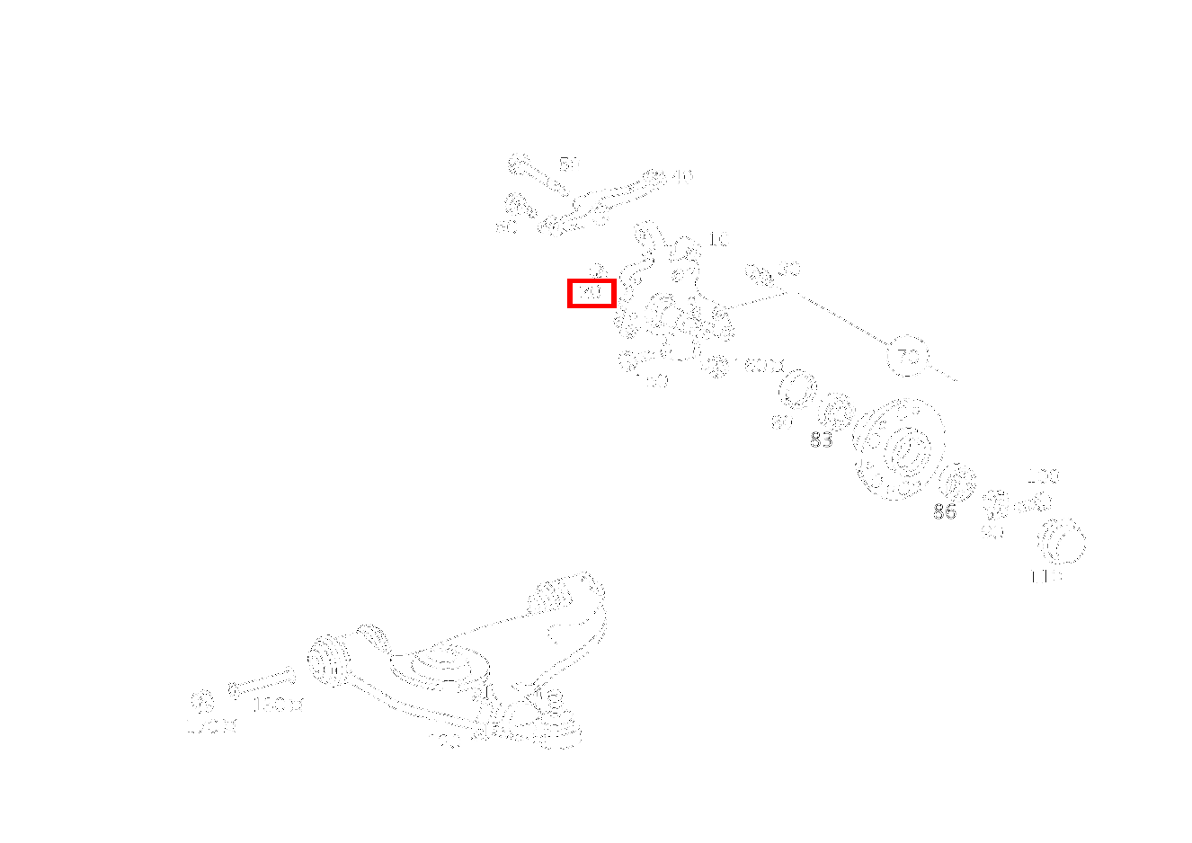 Bolzen (ZENTRIERBOLZEN) SL 600 Roadster mit Automatik 129