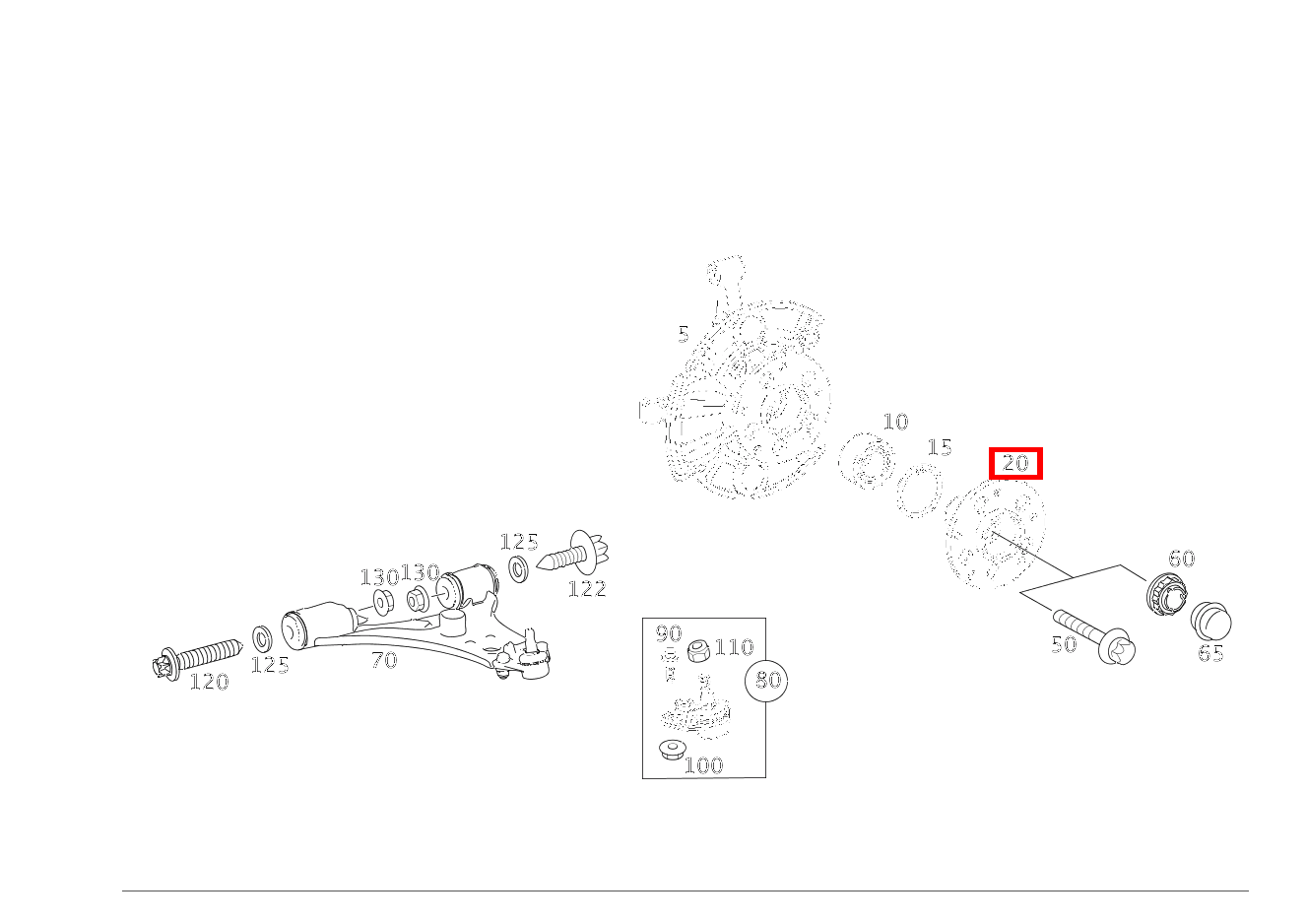 Flansch RECHTS B 200 Turbo Sports Tourer 245