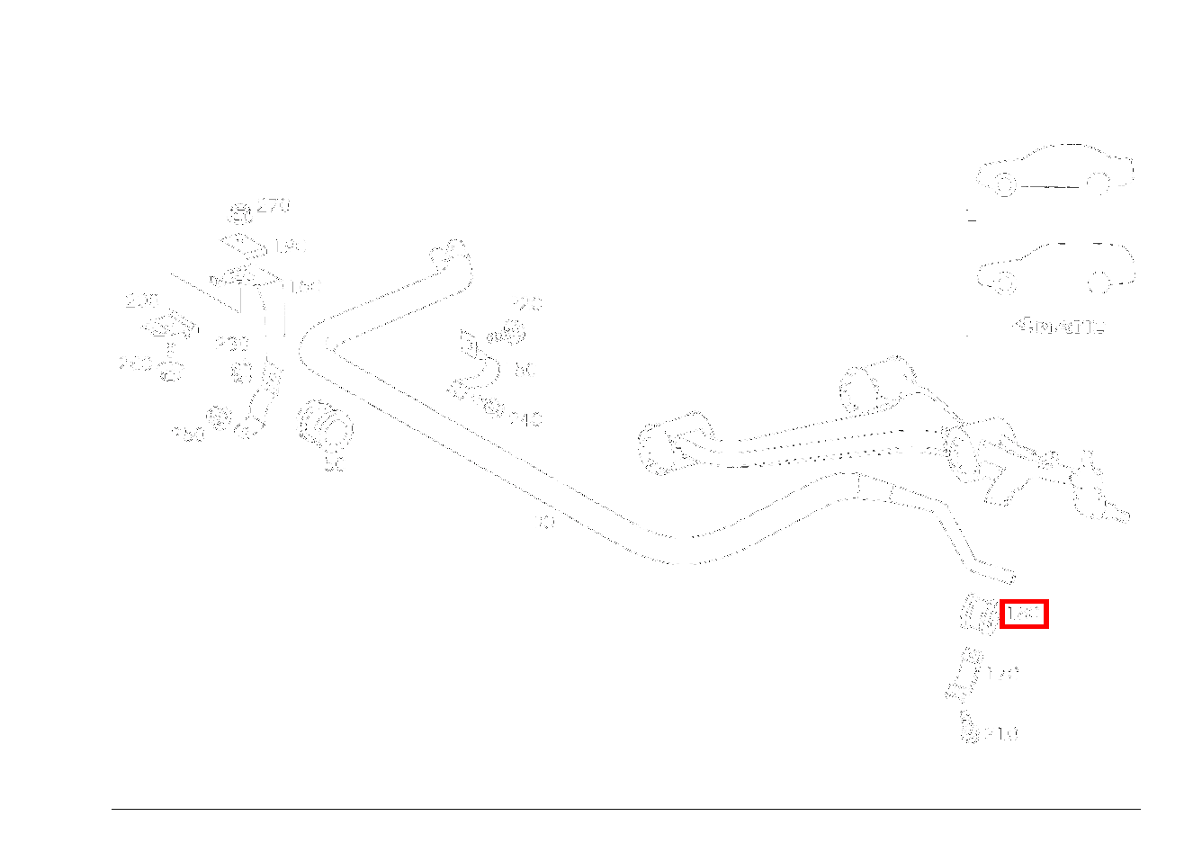 Elastomerlager DREHSTAB AN QUERLENKER E430 T 4-MATIC 210