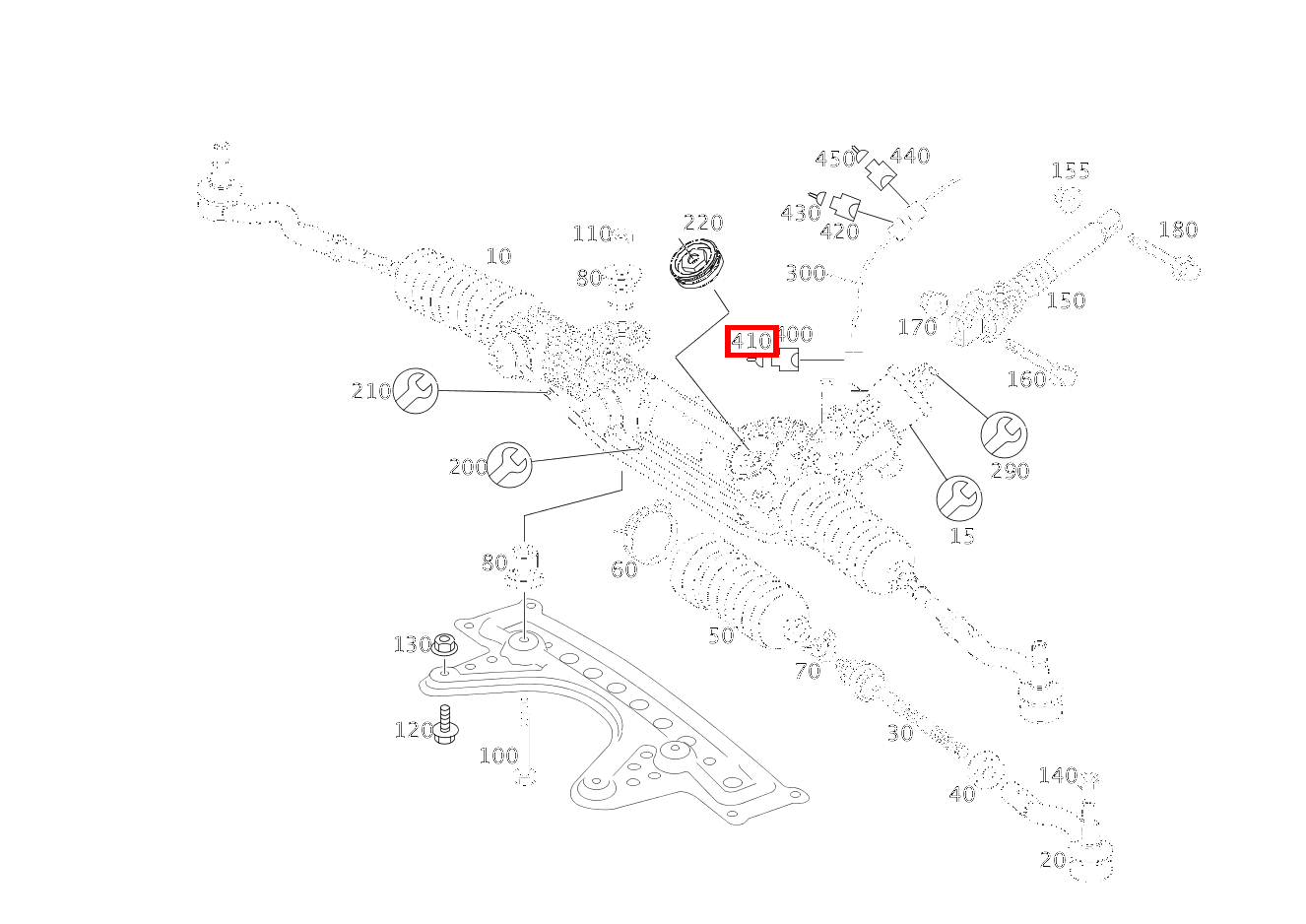 Kontaktbuchse Ventil Parameterlenkung; 1.5-2.5 MM2 SLK2.8 CLS 55 AMG 219