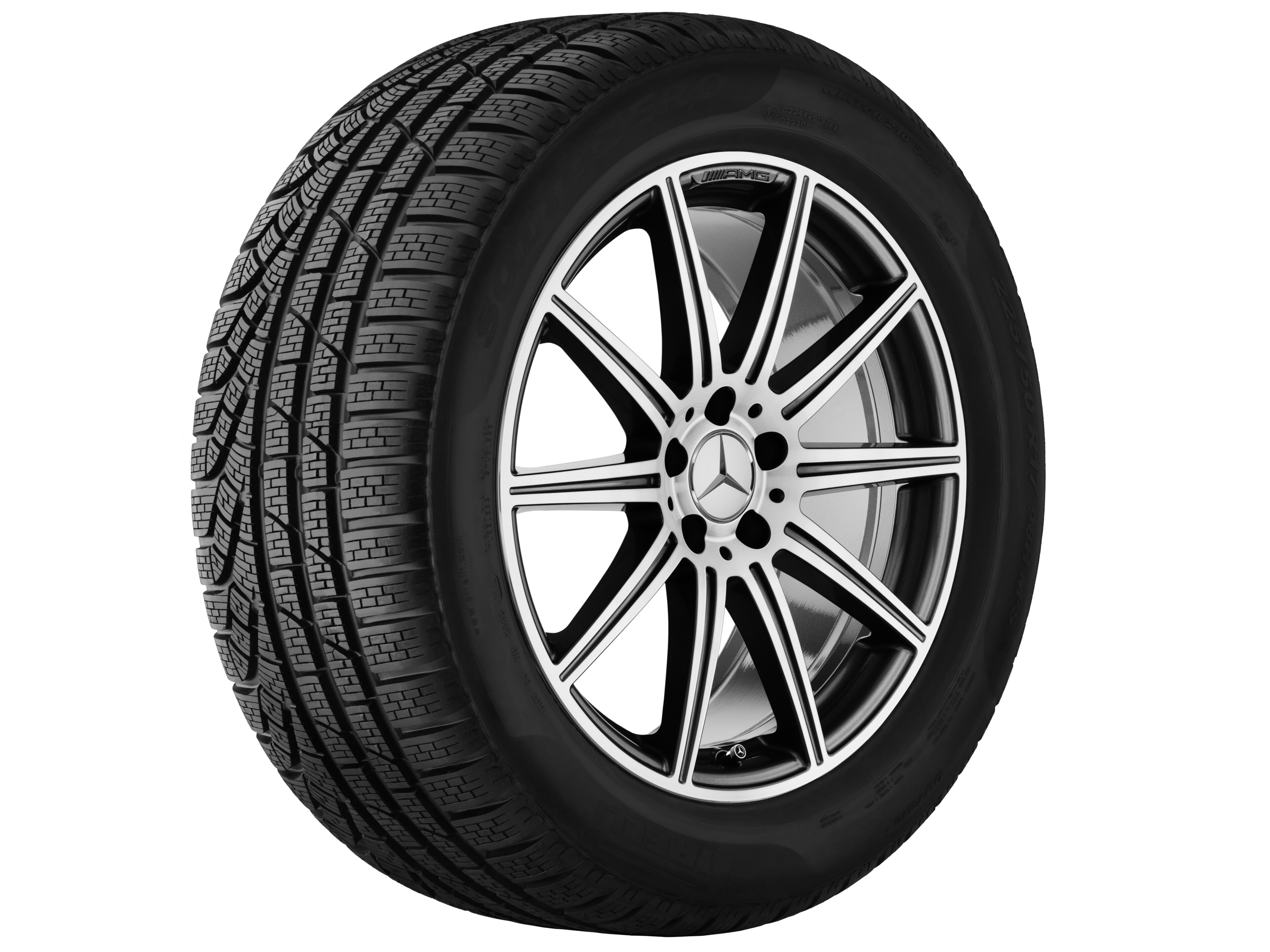 Mercedes-Benz - AMG 10-Speichen-Rad, 48,3 cm (19 Zoll) AMG 10-Speichen-Rad, 48,3 cm (19 Zoll)